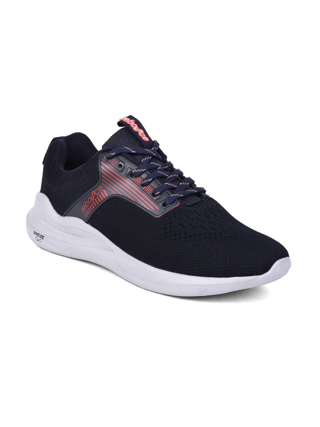 

Liberty Men Navy Blue Mesh Walking Non-Marking Shoes