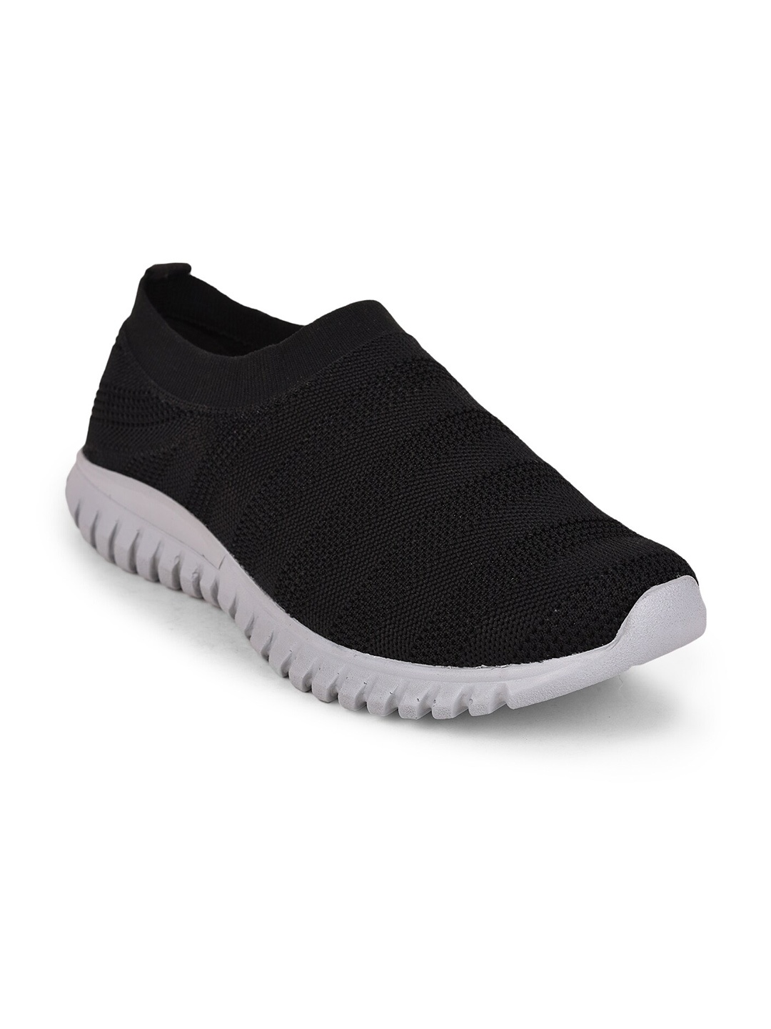 

Liberty Men Black Walking Non-Marking Shoes