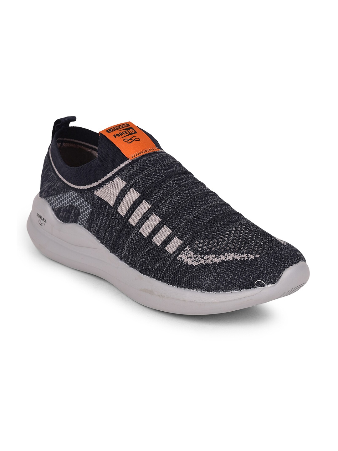 

Liberty Men Navy Blue Mesh Walking Non-Marking Shoes