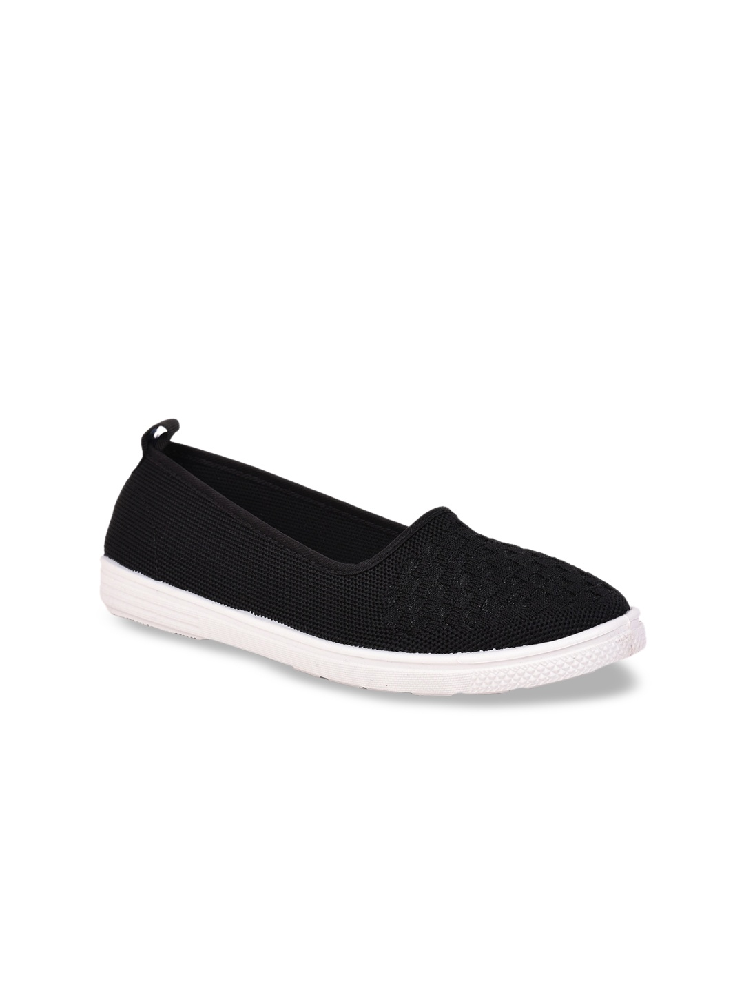 

Liberty Women Black Textured Ballerinas Flats