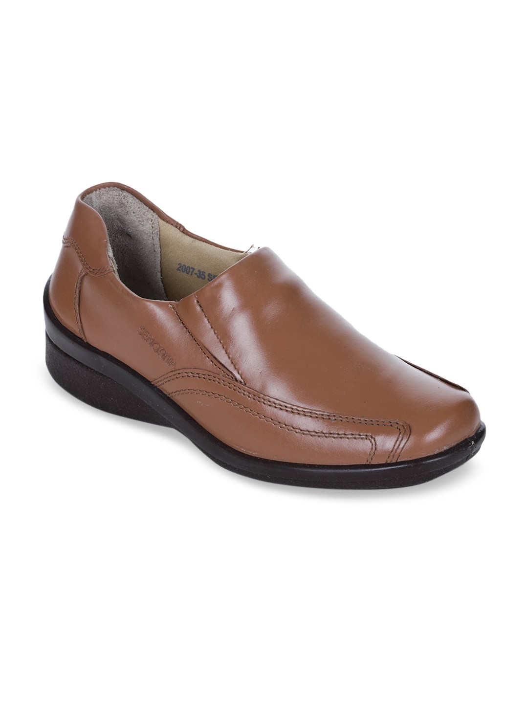 

Liberty Women Tan Slip-On Sneakers