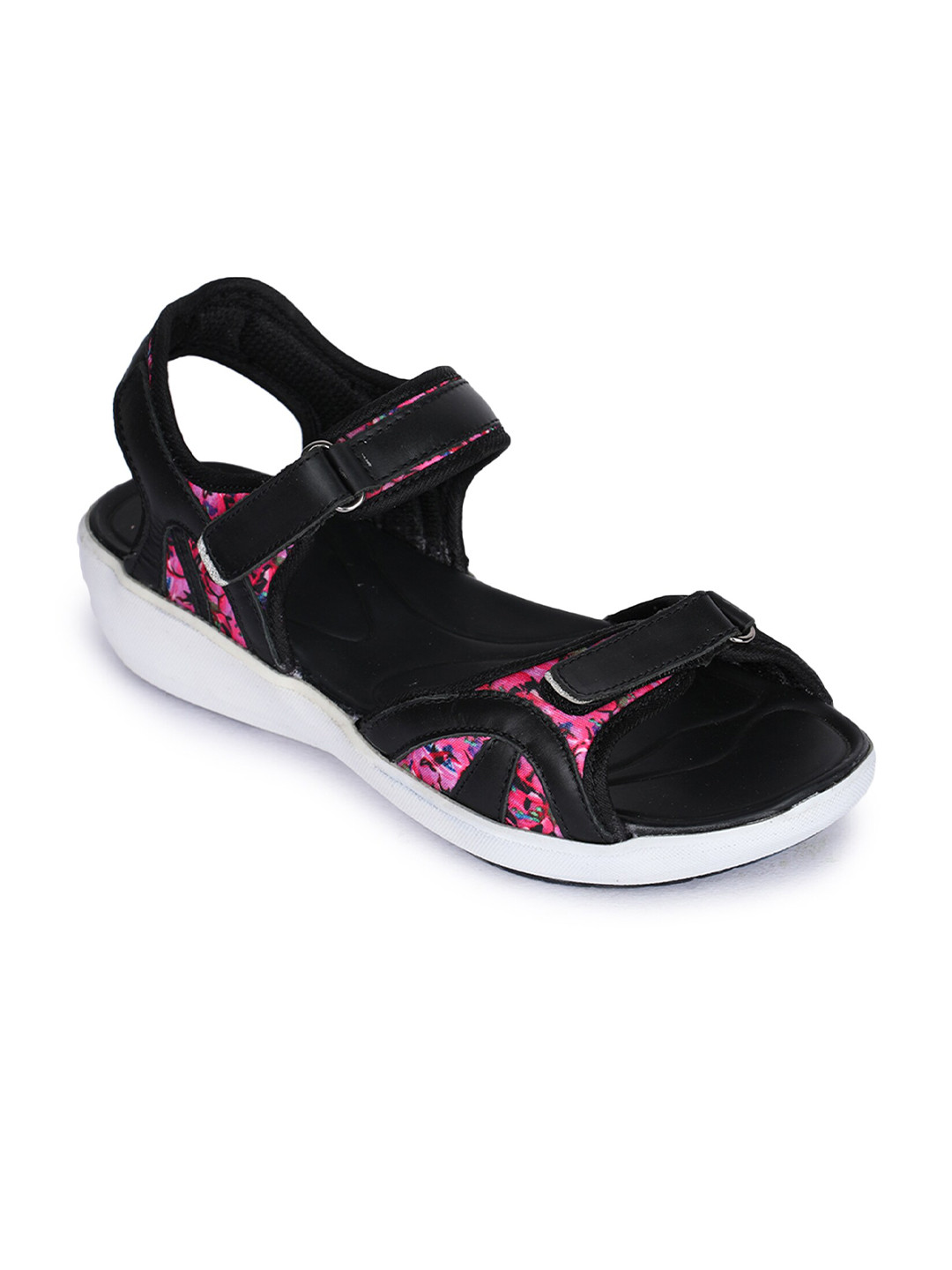 

Liberty Women Black Printed Open Toe Flats