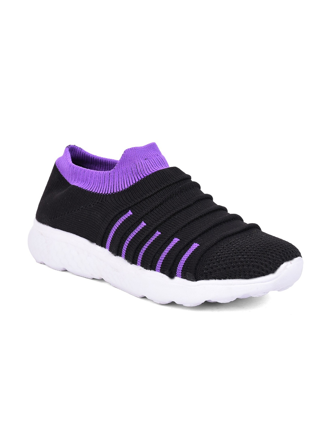

Liberty Women Black Mesh Walking Non-Marking Shoes