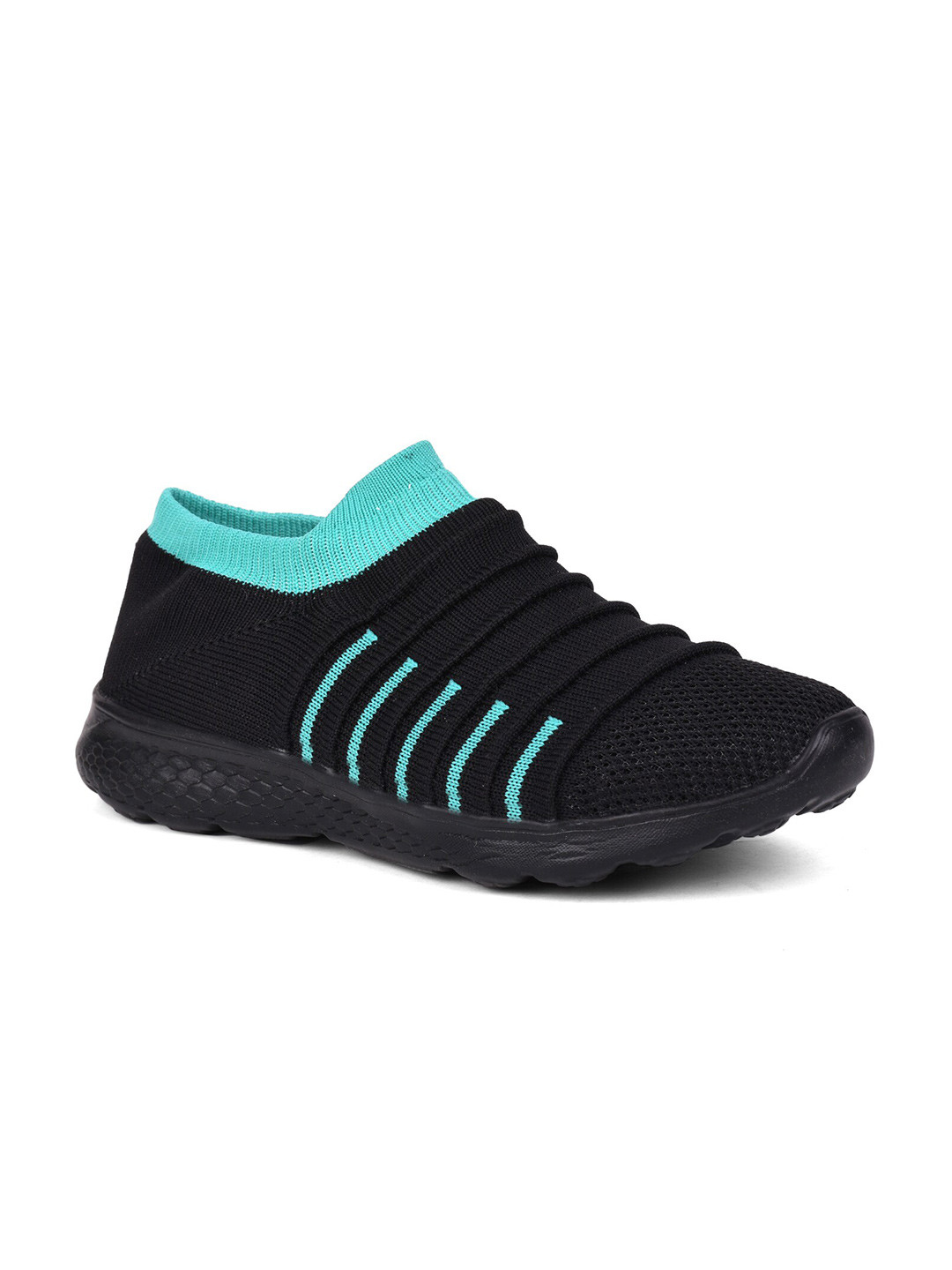 

Liberty Women Black Mesh Walking Non-Marking Shoes