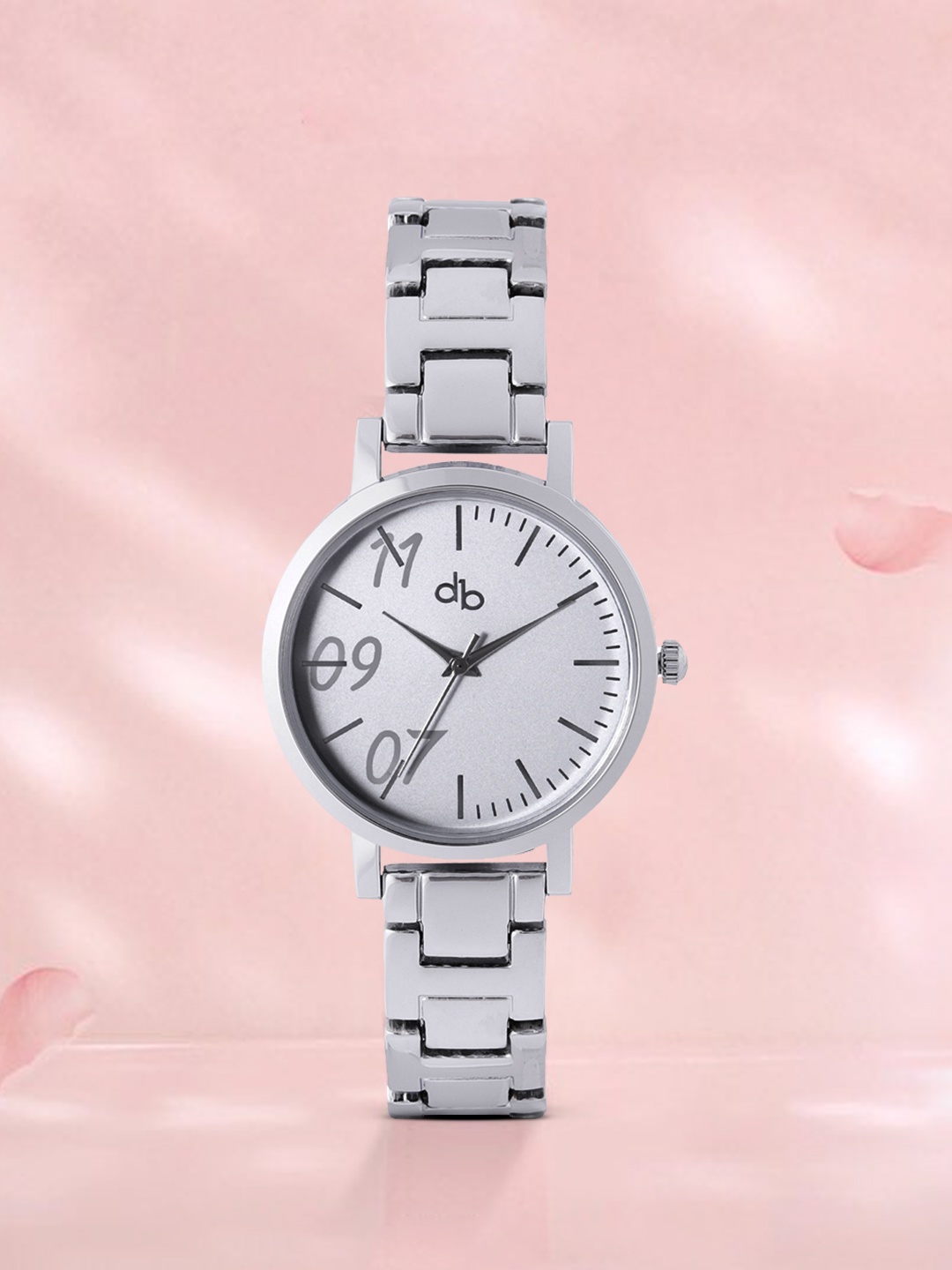 

DressBerry Women Silver-Toned Dial & Bracelet Style Straps Analogue Watch DB-SS21-4D