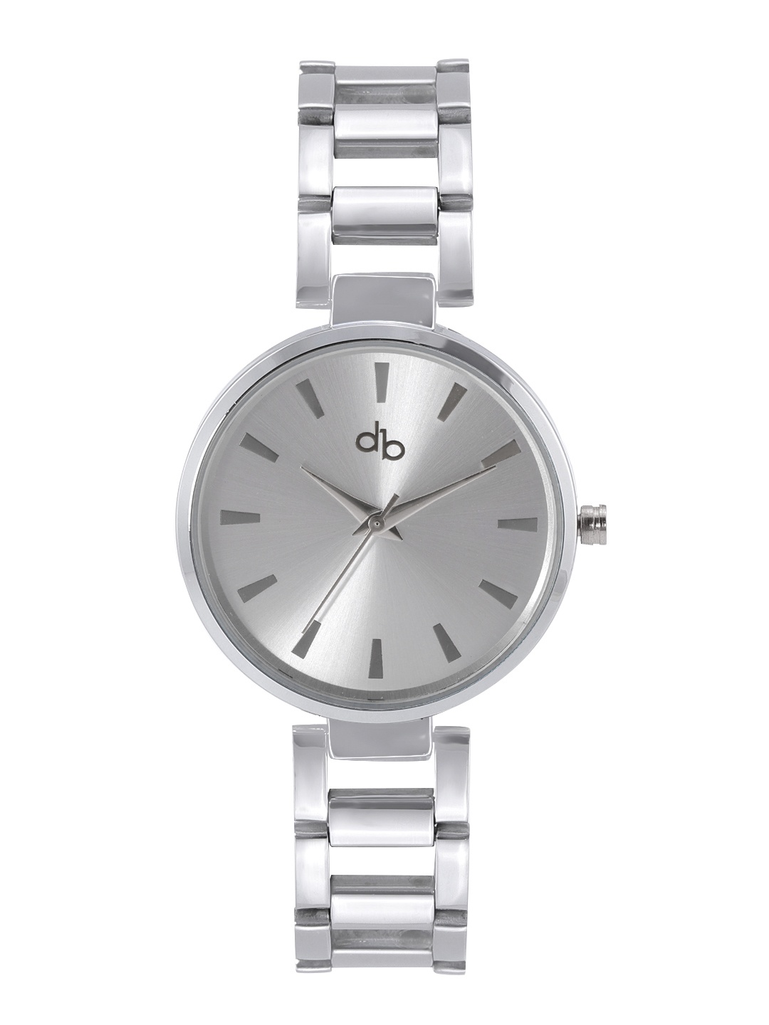

DressBerry Women Silver-Toned Dial & Bracelet Style Straps Analogue Watch DB-SS21-7F