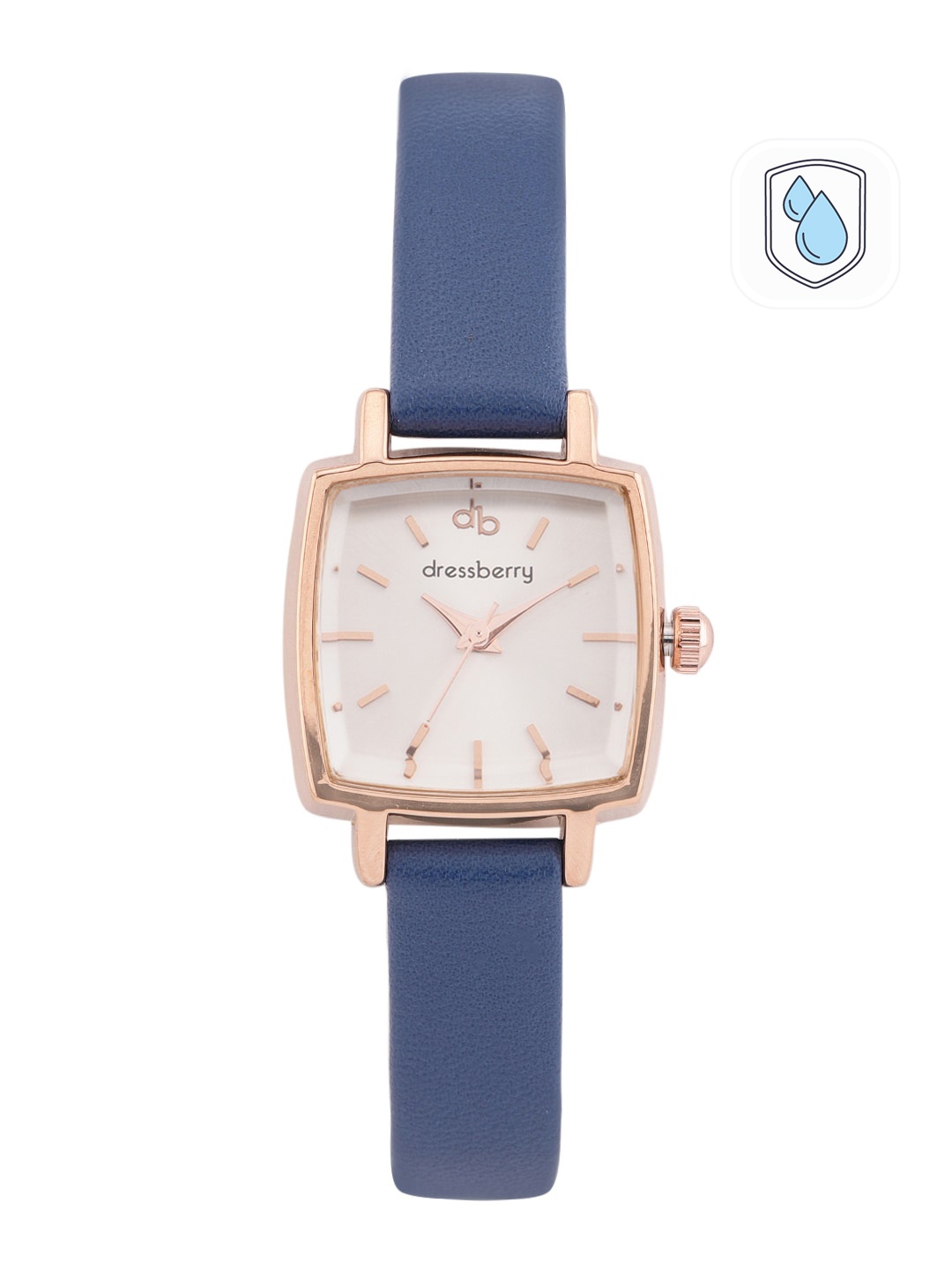

DressBerry Women Silver-Toned Analogue Watch DB-SS21-1B, White