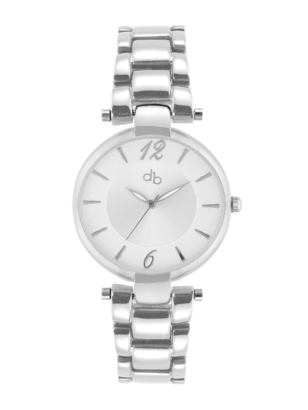 

DressBerry Women Silver-Toned Dial & Steel-Toned Bracelet Style Analogue Watch DB-SS21-8A