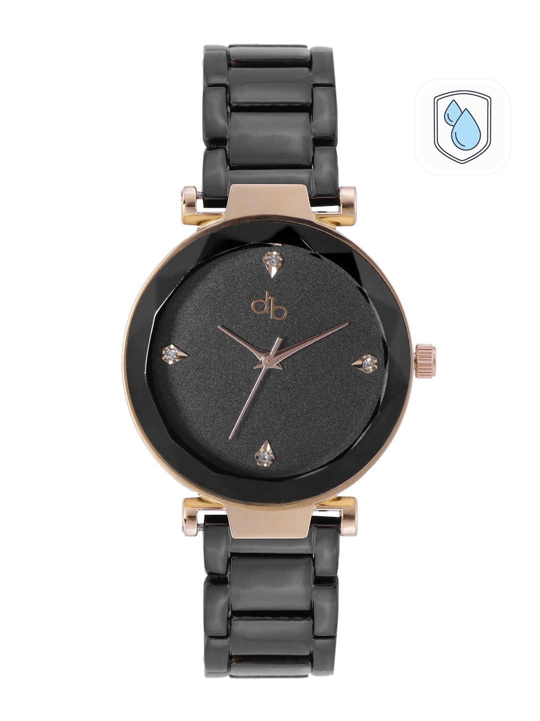 

DressBerry Women Black Analogue Watch DB-SS21-2B