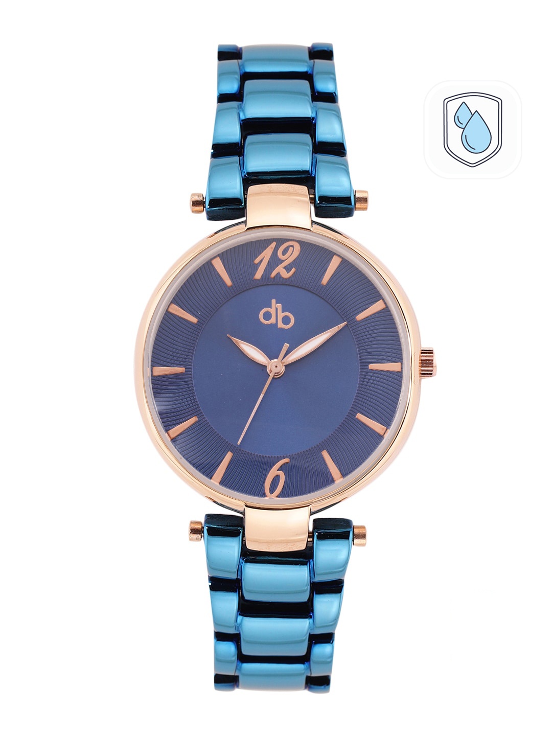 

DressBerry Women Navy Blue Dial & Bracelet Style Strap Analogue Watch DB-SS21-8C