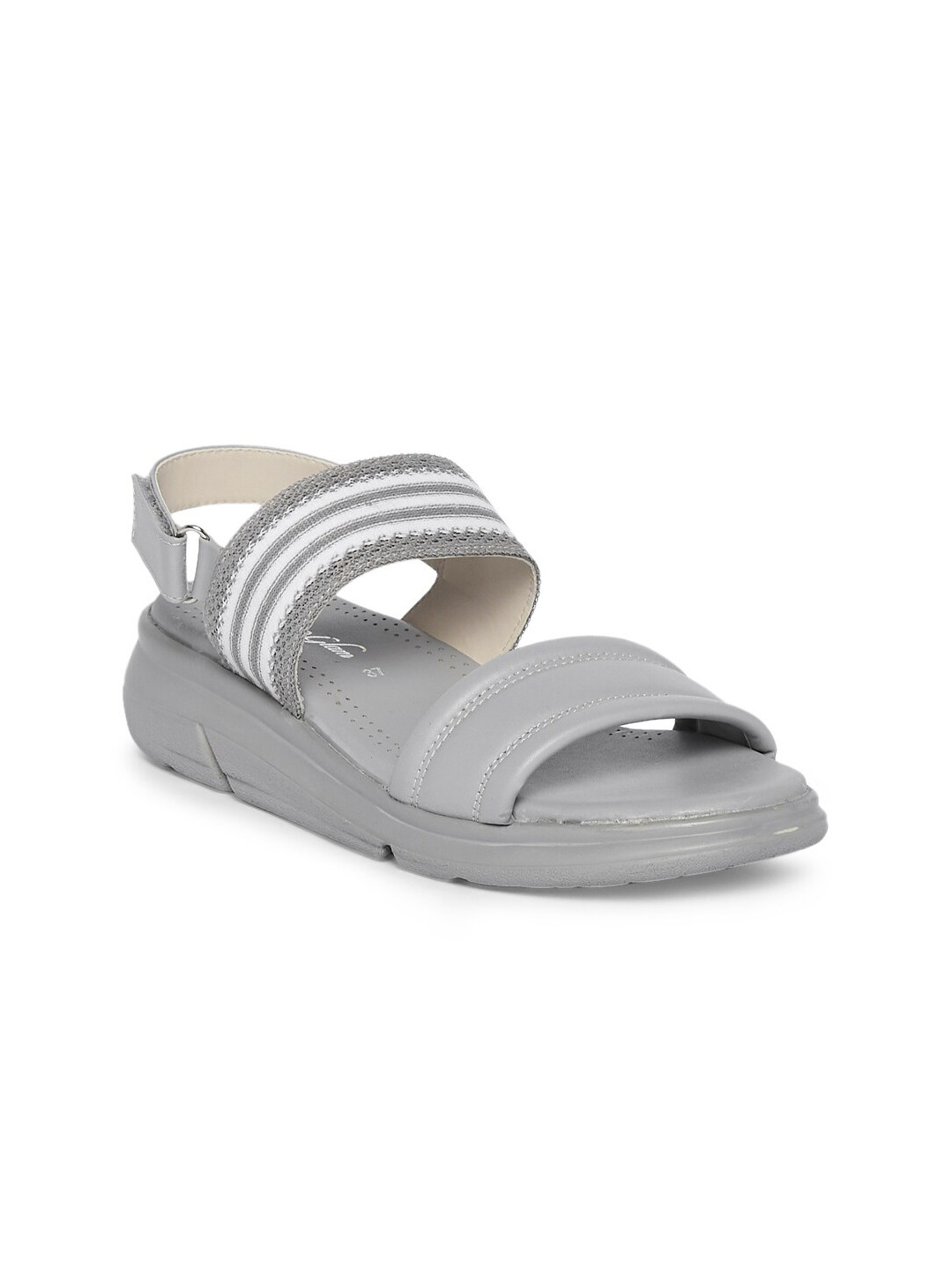 

Forever Glam by Pantaloons Women Grey Comfort Sandals