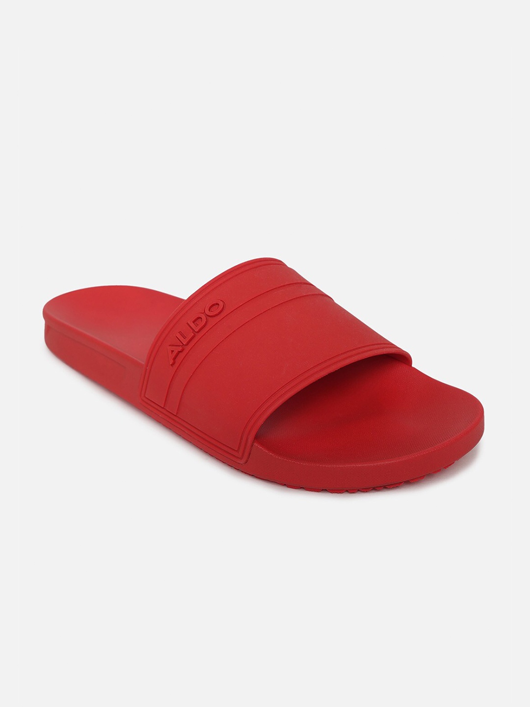 

ALDO Men Red Slip On Comfort Sandals