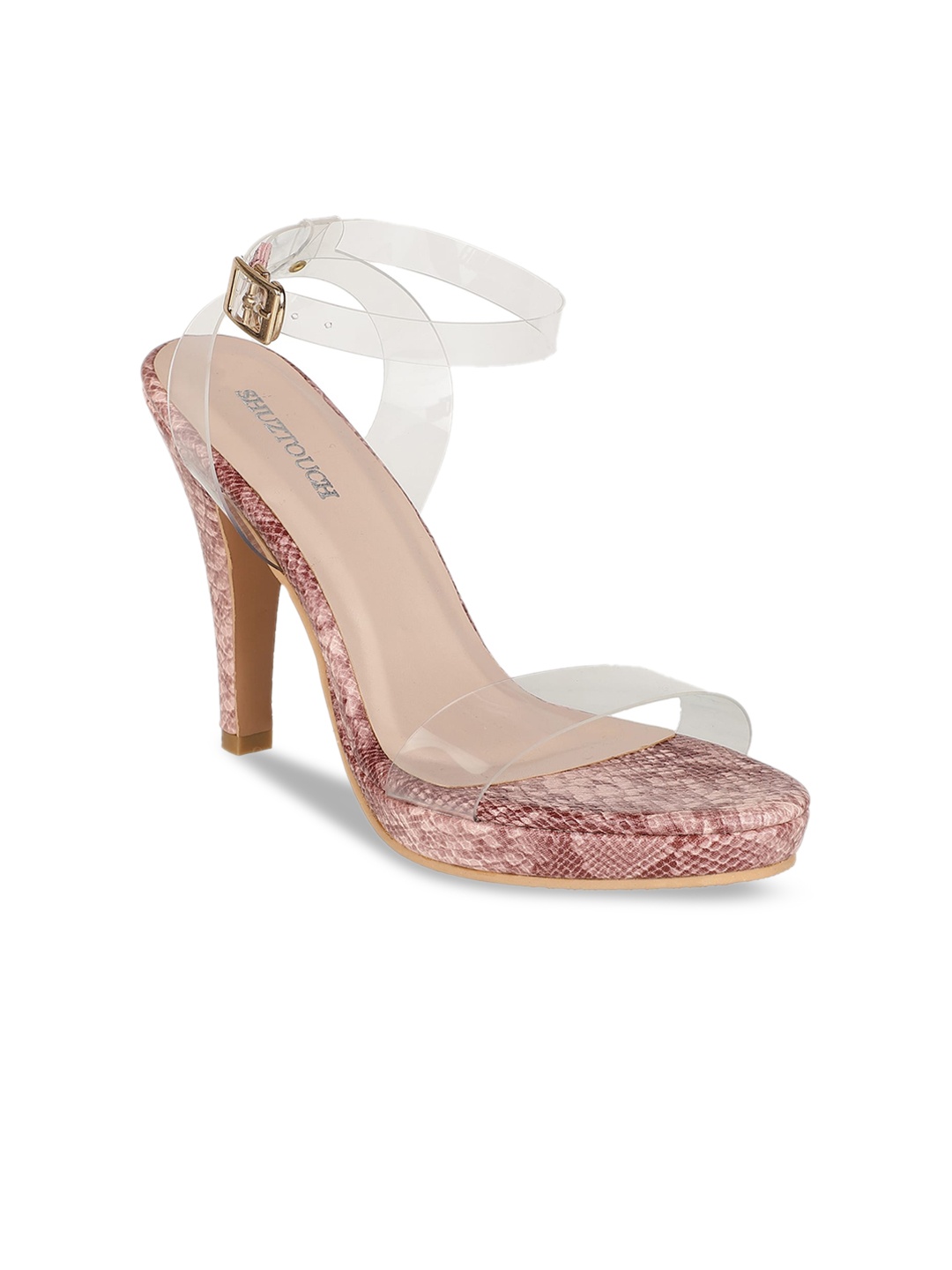 

SHUZ TOUCH Women Pink Printed Sandals