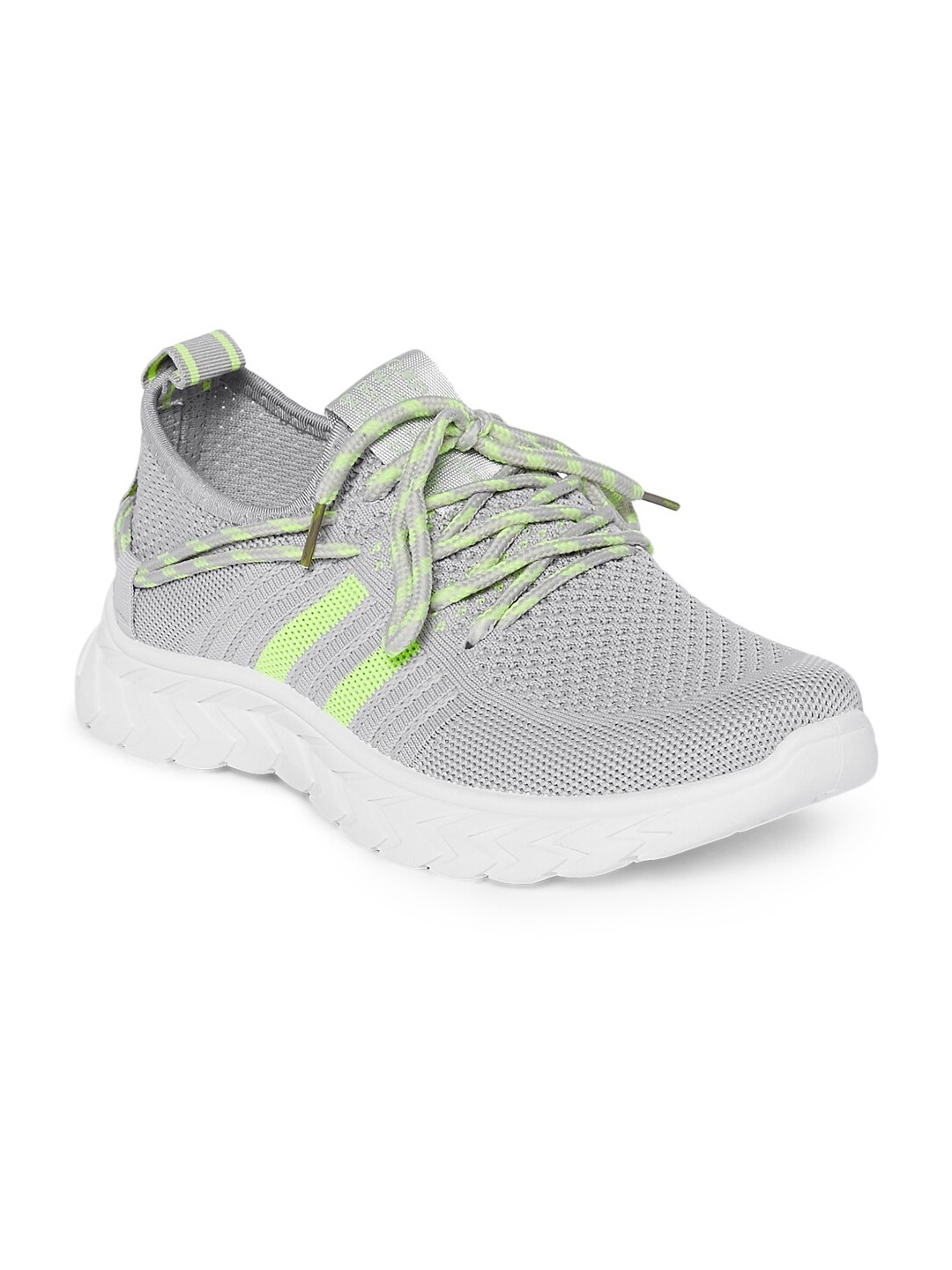 

Ajile by Pantaloons Men Grey Textile Running Non-Marking Shoes