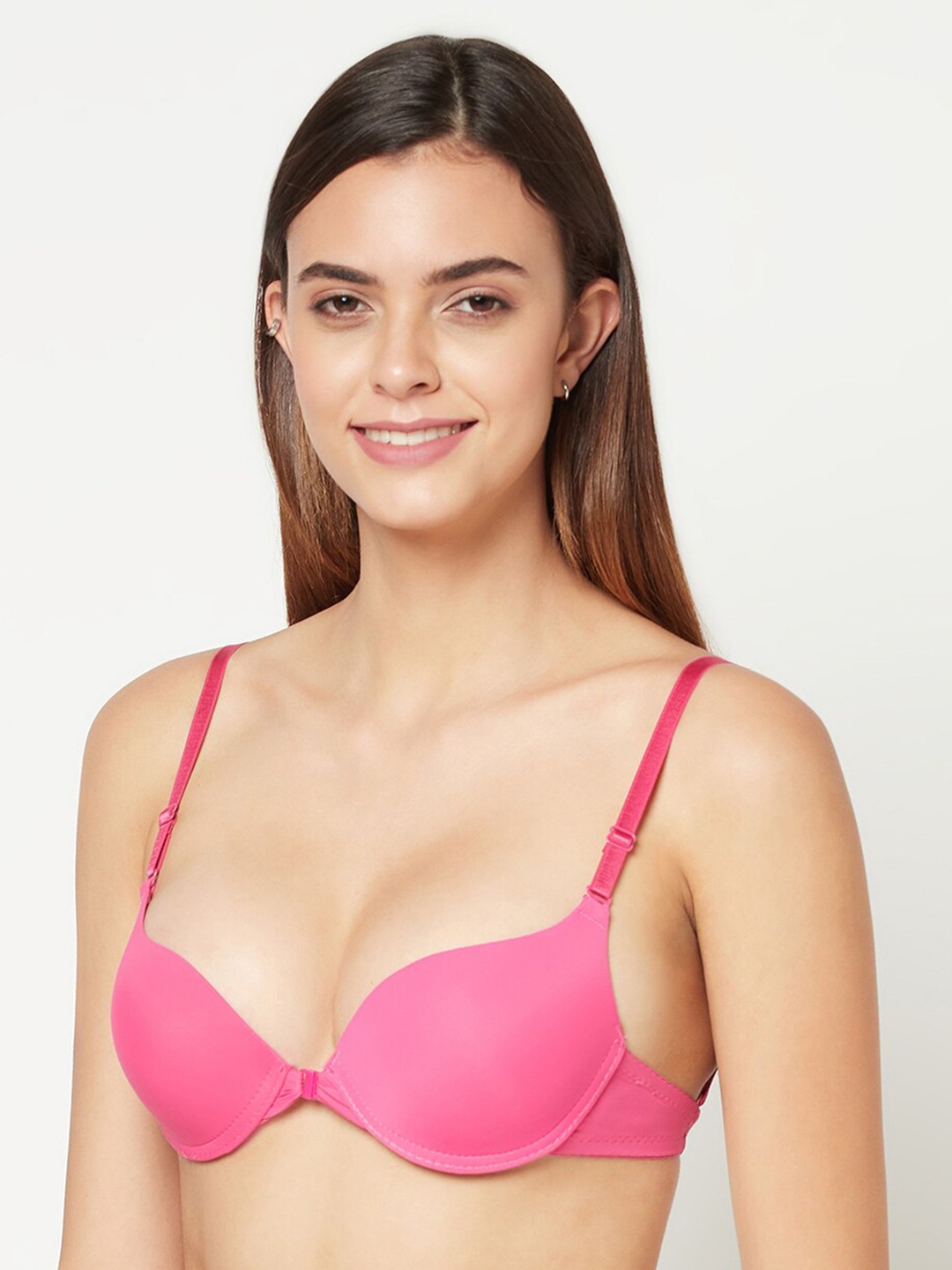 

PRETTYBOLD Pink Push-Up Bra-Underwired Heavily Padded PB-22 MAJENTA-C21