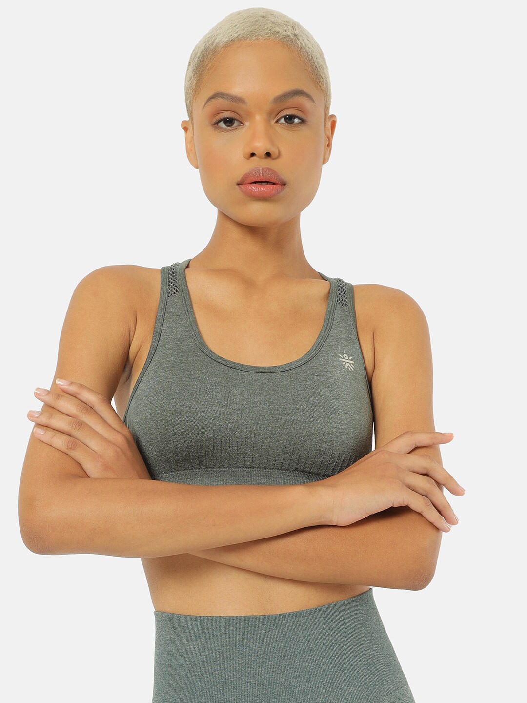

Cultsport Grey Seamless Gia Medium Impact Sports Bra