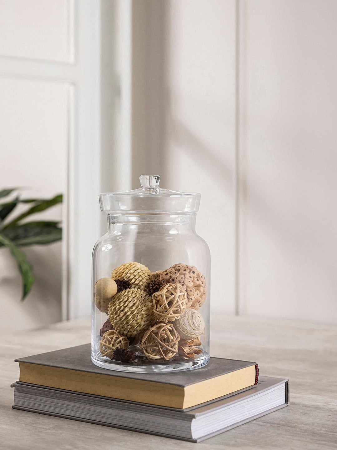 

Pure Home and Living Transparent Storage Glass Jar