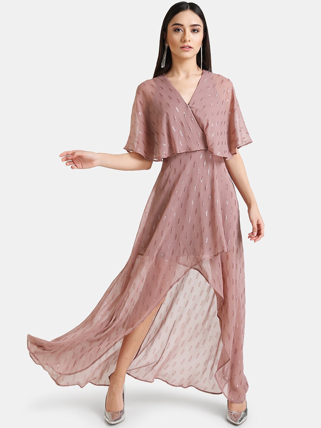 

Kazo Women Mauve Maxi Dress