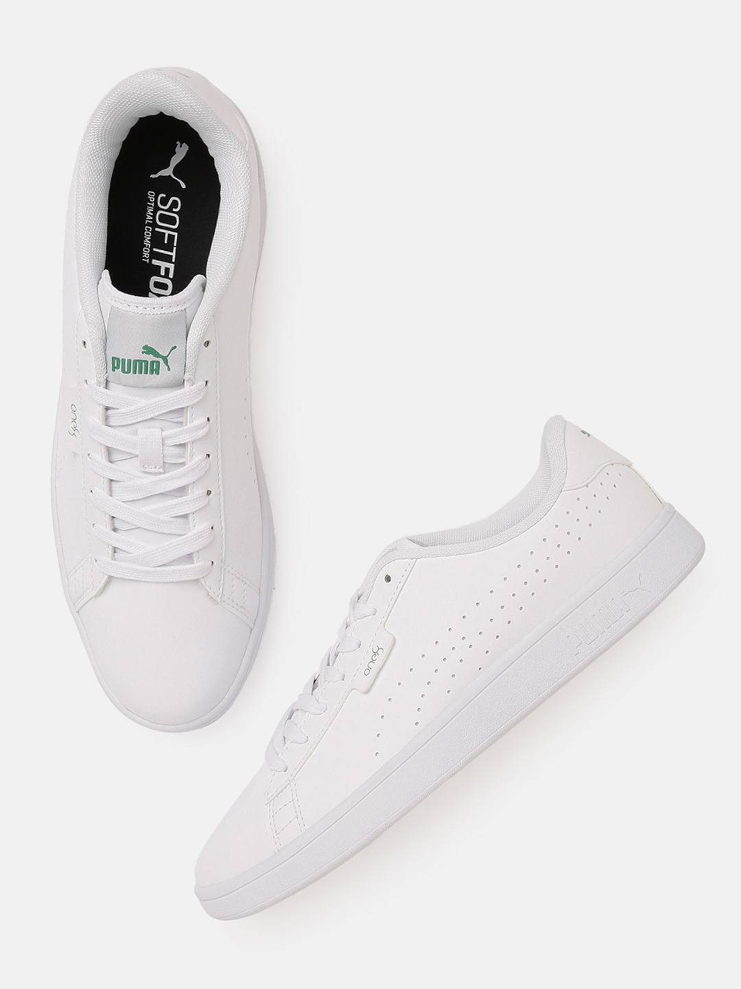 

one8 x PUMA Men White Smash One8 V2 IDP Sneakers