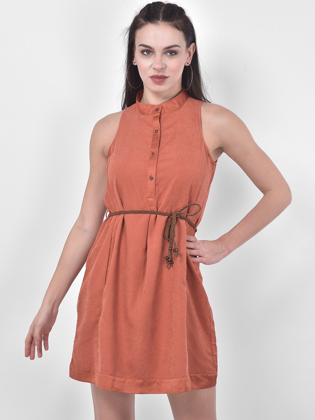 

Latin Quarters Rust A-Line Dress