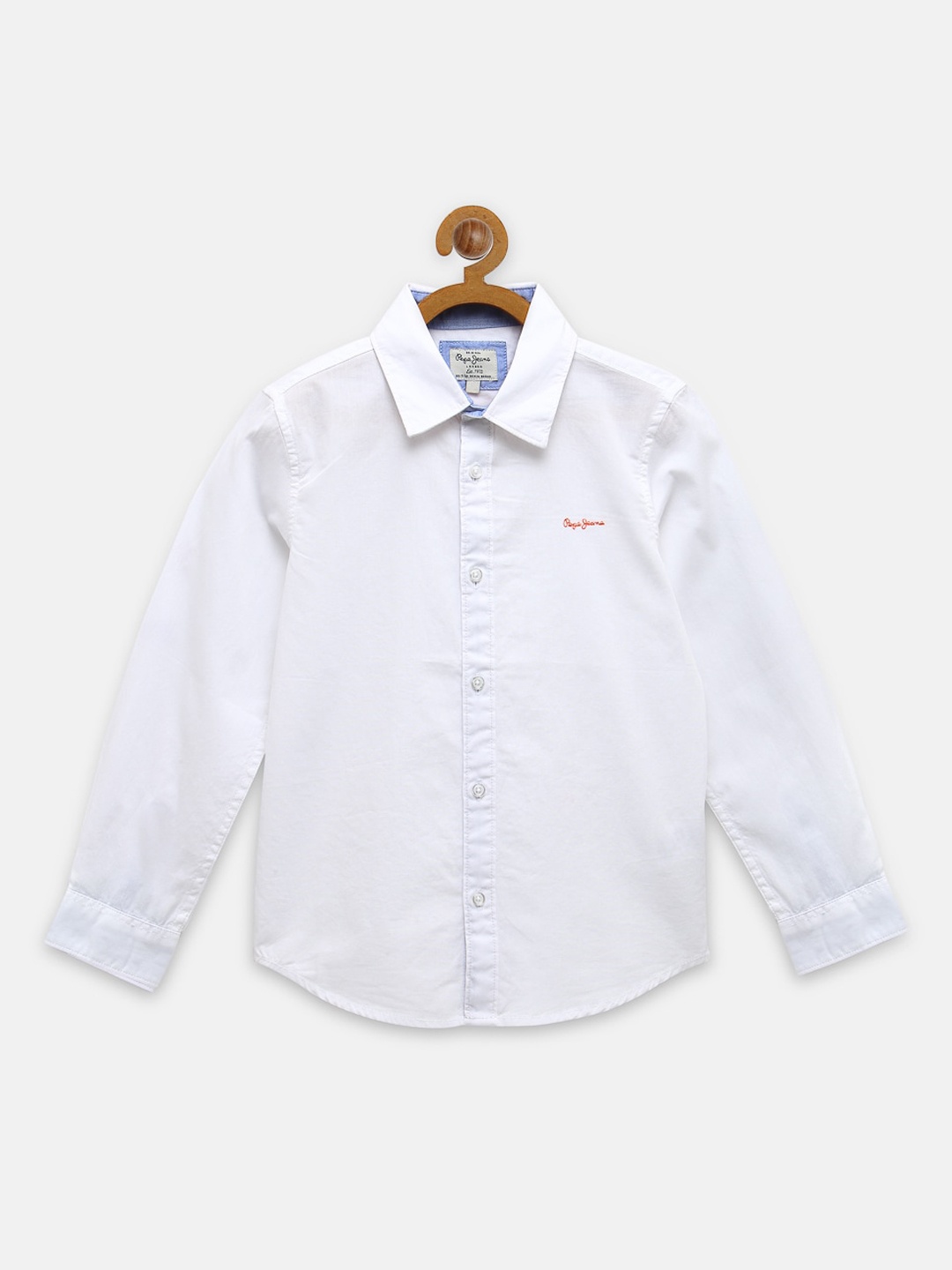 

Pepe Jeans Boys White Opaque Casual Shirt