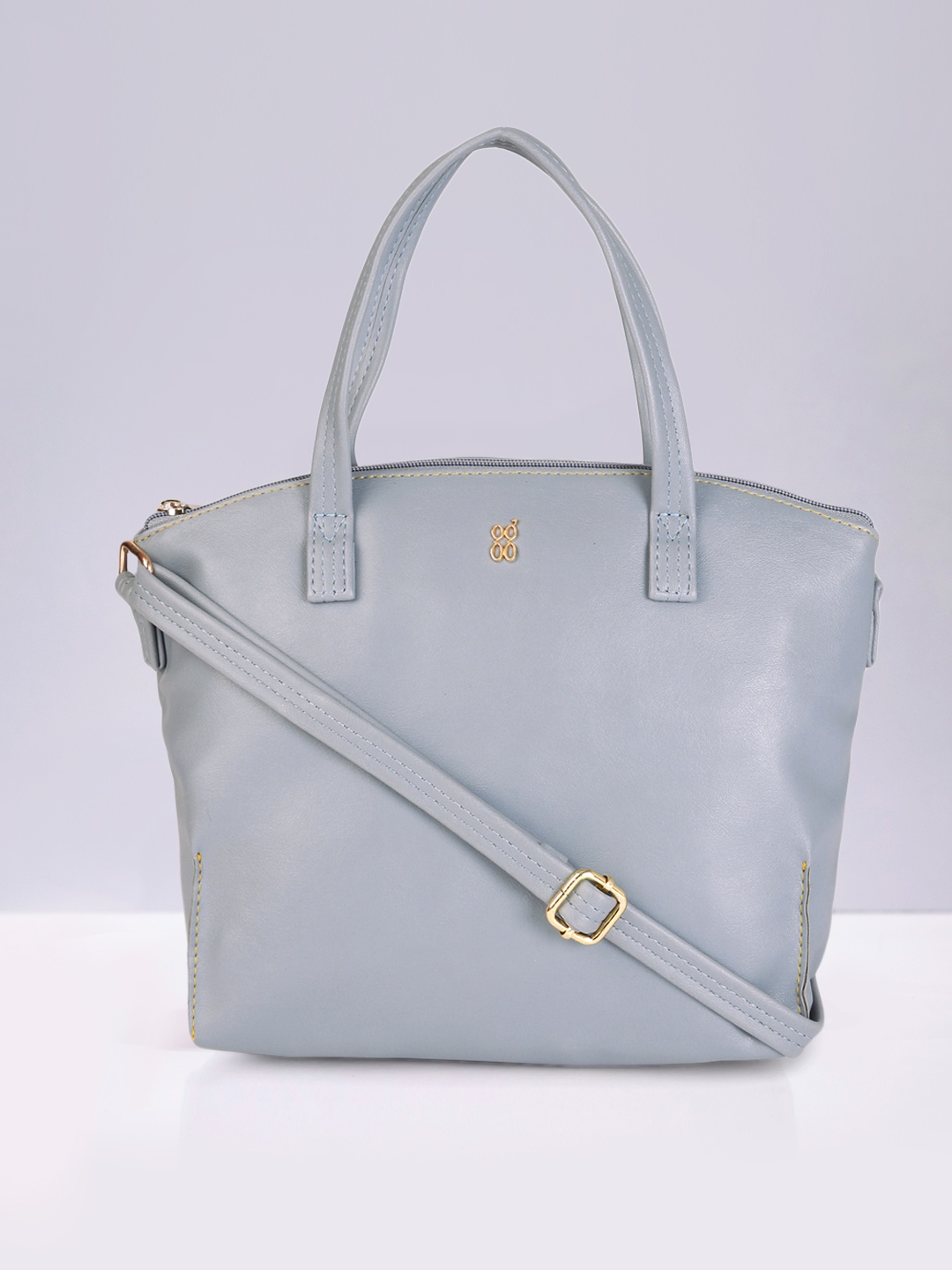 

Baggit Grey Solid Oversized Structured Shoulder Bag