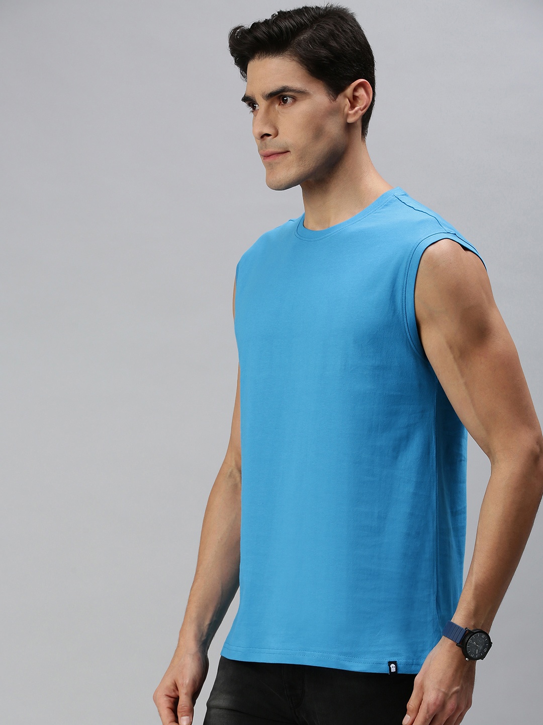 

The Souled Store Men Blue T-shirt