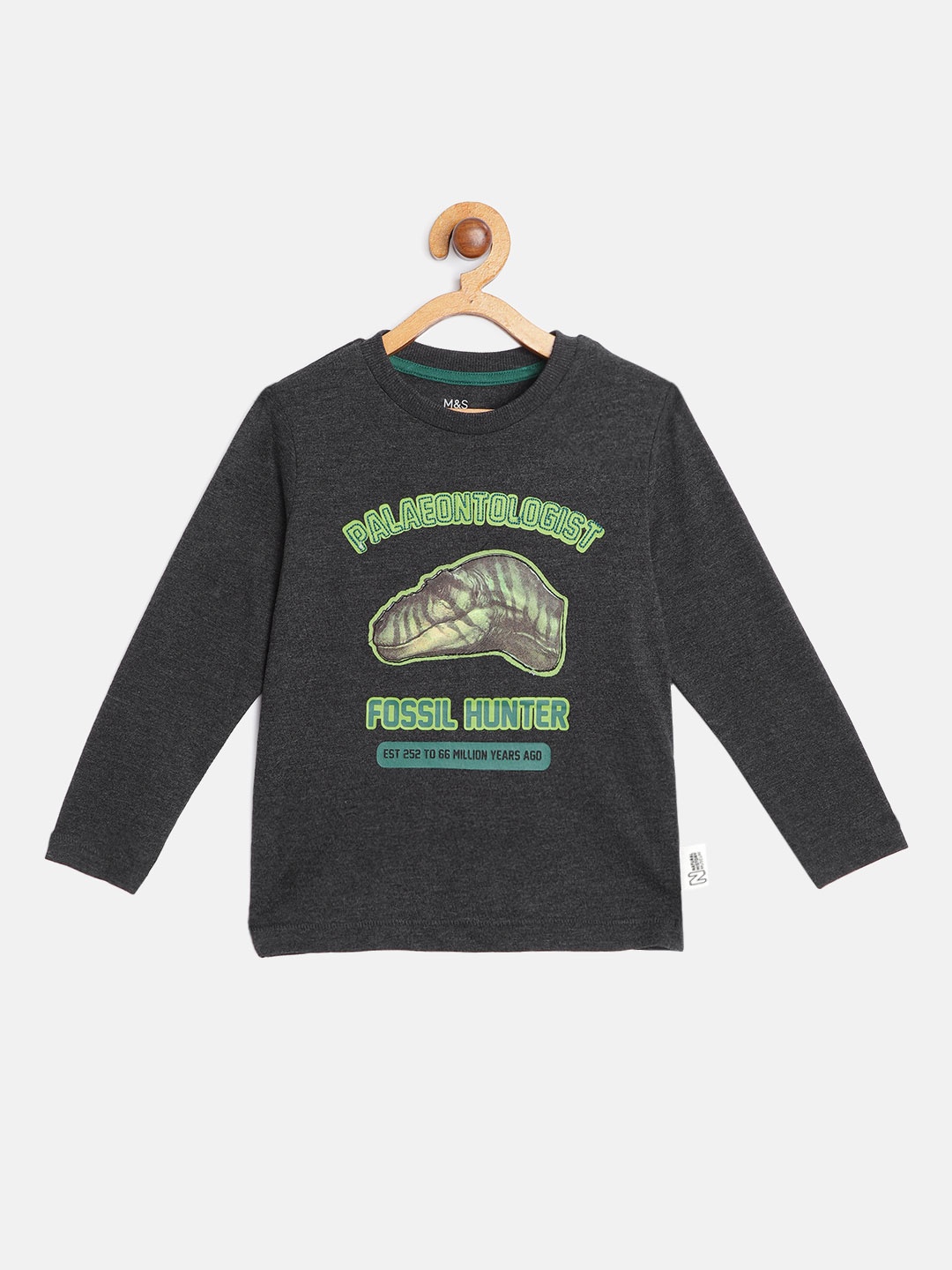 

Marks & Spencer Boys Charcoal Printed T-shirt