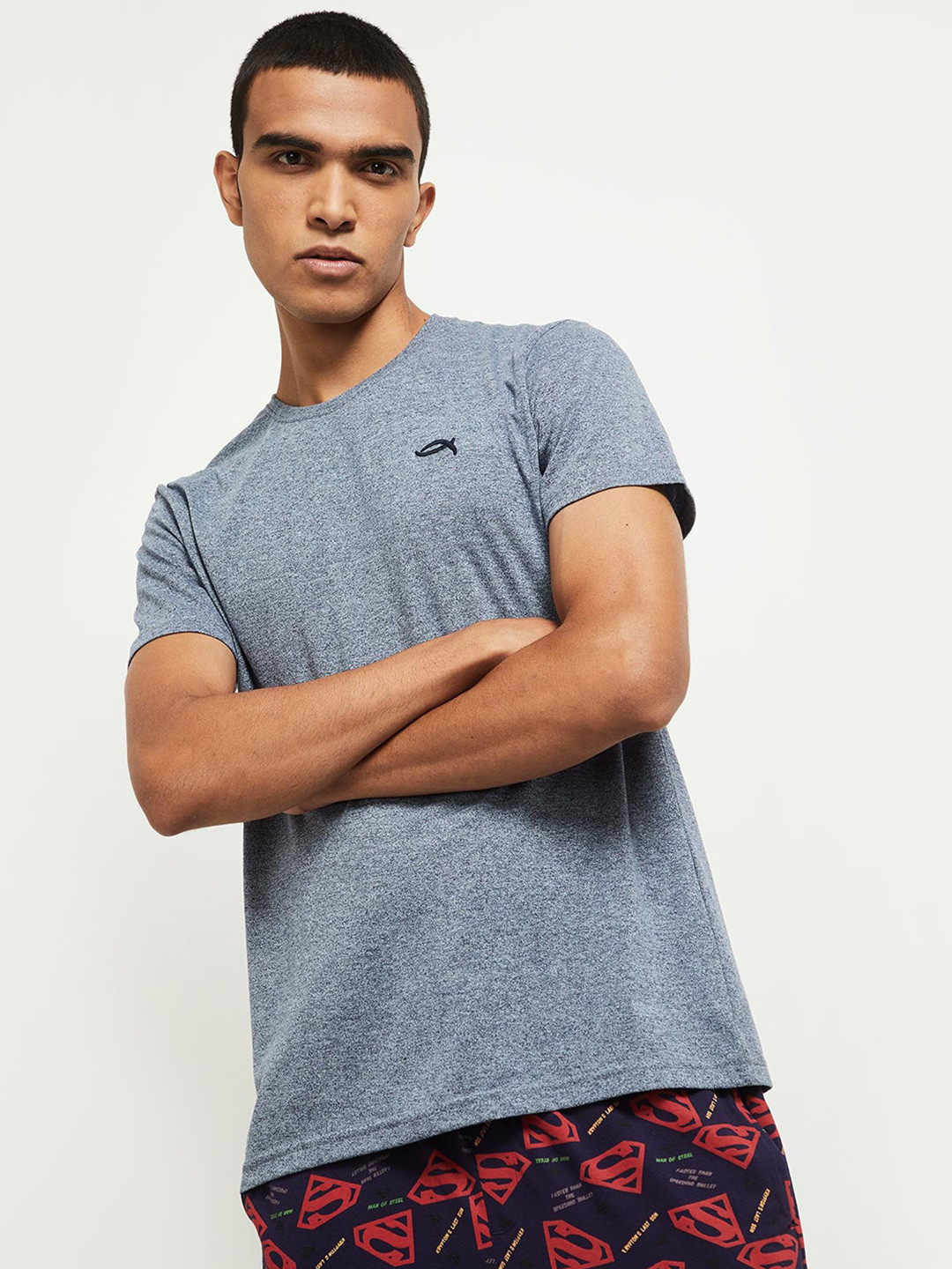

max Men Blue T-shirt