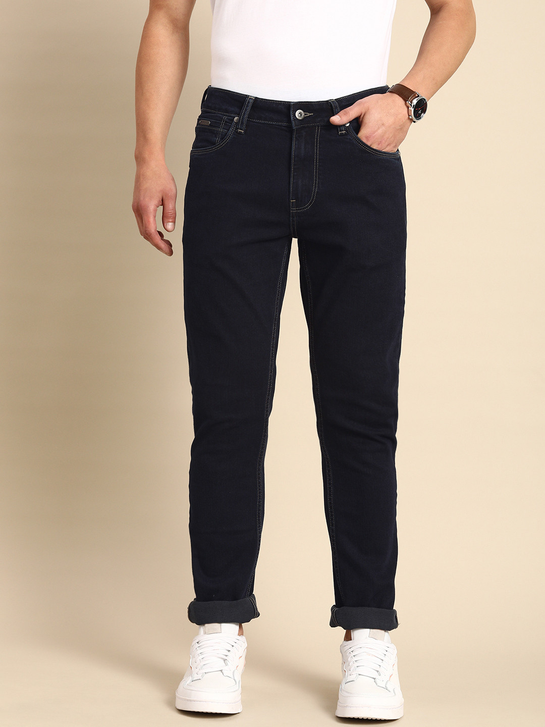 

Nautica Men Blue Slim Fit Stretchable Jeans