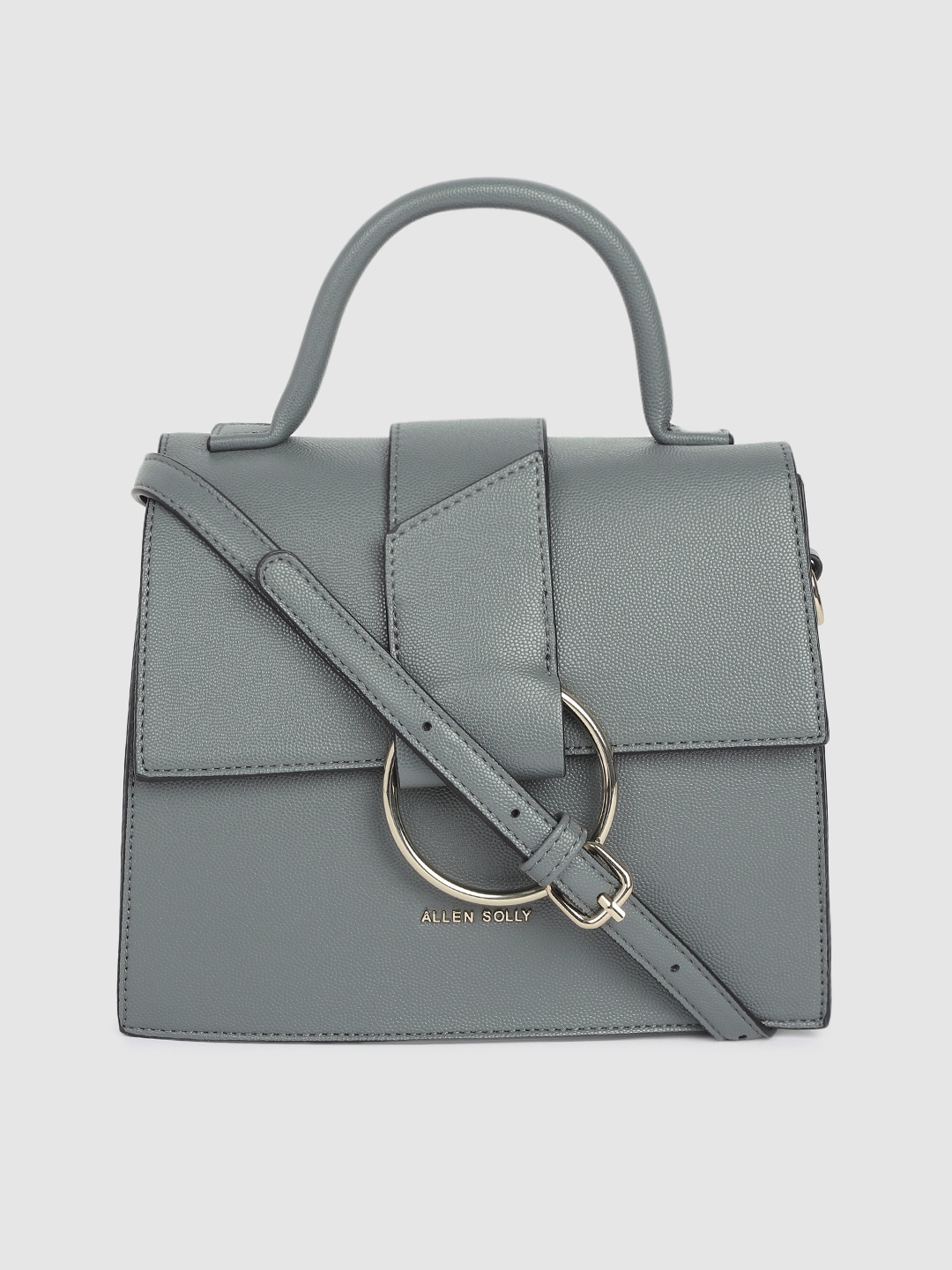 

Allen Solly Blue PU Structured Satchel