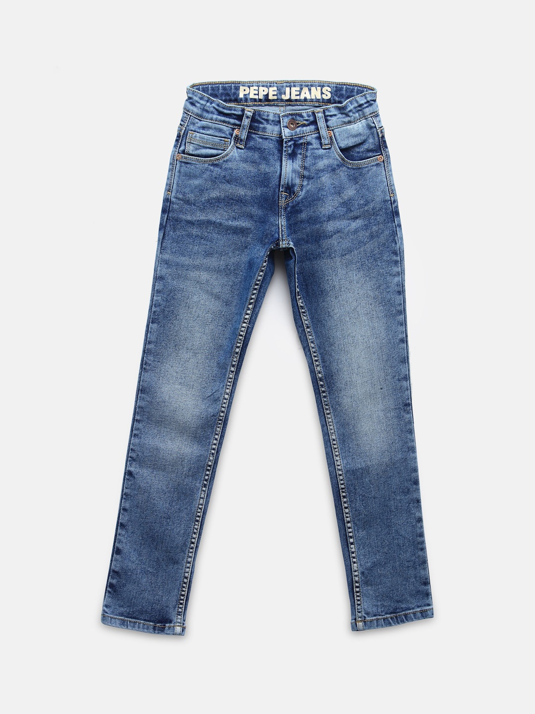 

Pepe Jeans Boys Blue Slim Fit Heavy Fade Jeans