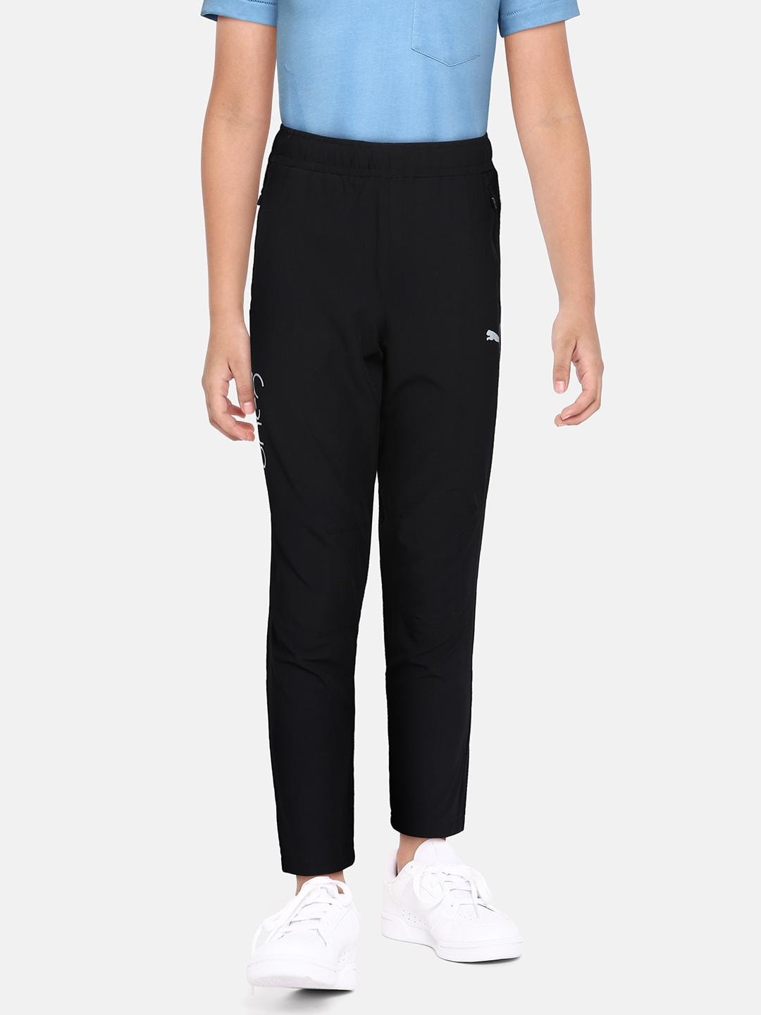 

Puma Boys Black one8 Virat Kohli Active Woven Regular Track Pants