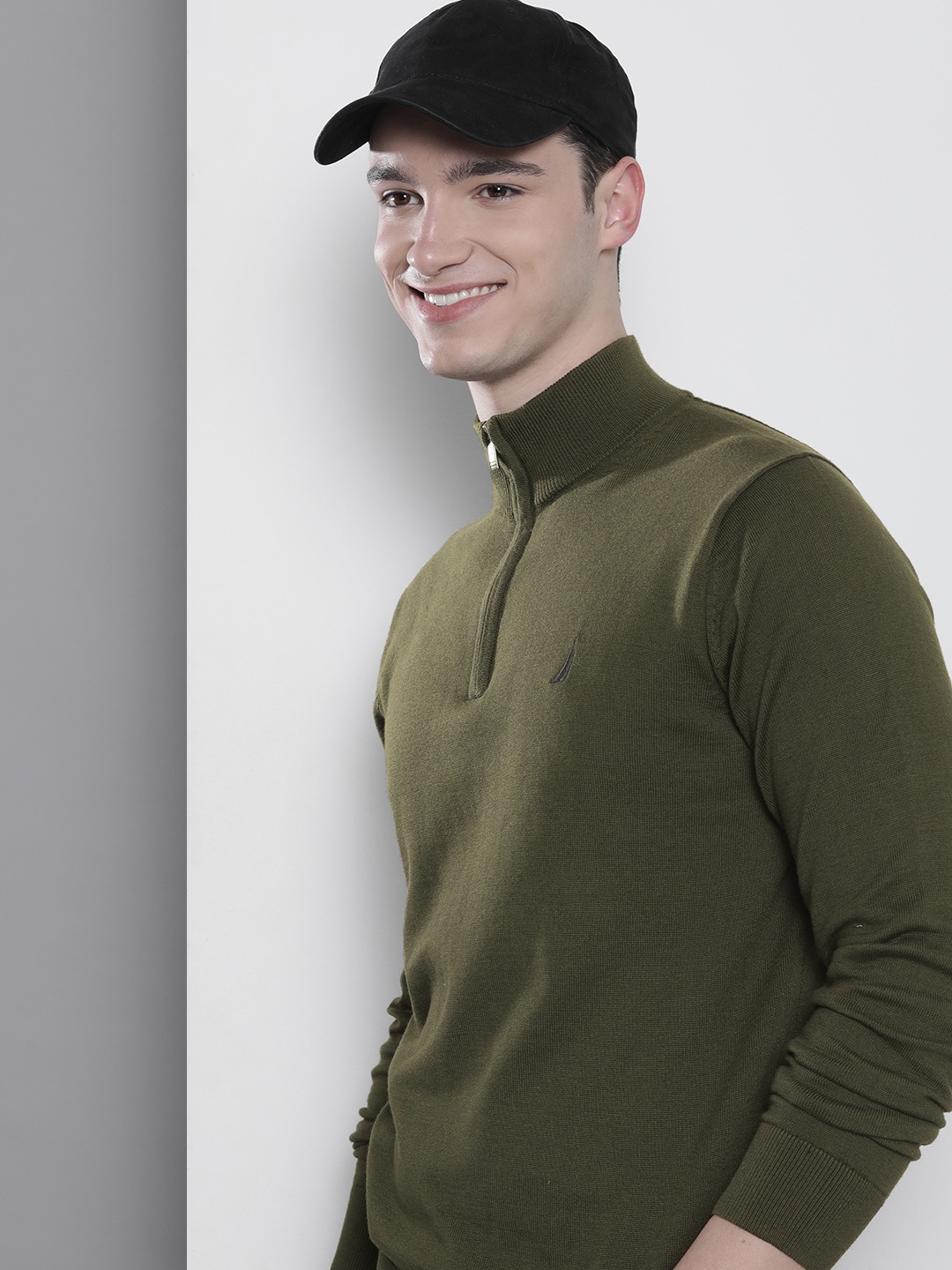 

Nautica Men Pullover Sweater, Olive