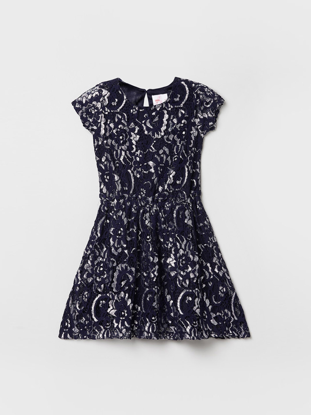 

max Blue Floral Dress