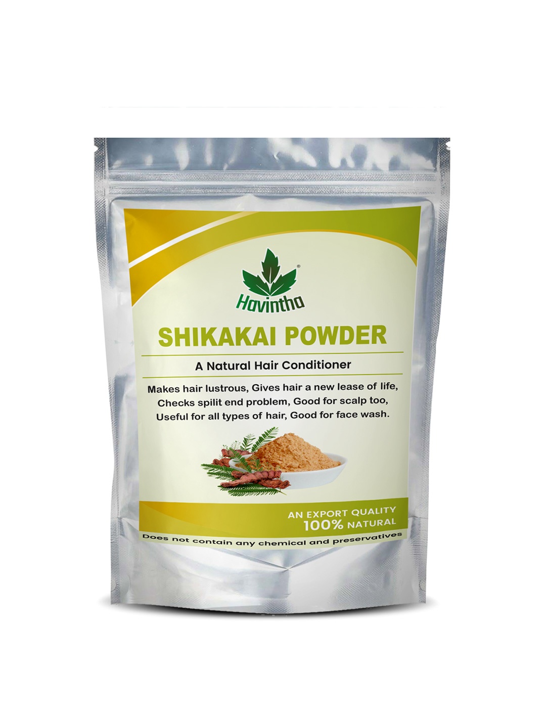 

Havintha Green Natural Shikakai Powder for Hair