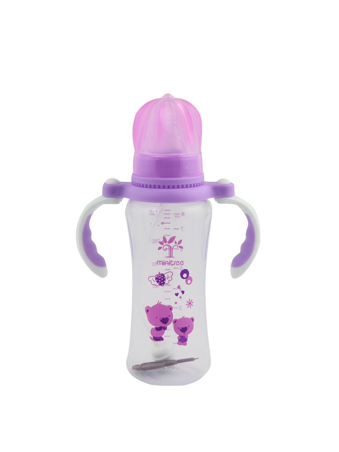 

GUCHIGU Purple Baby BPA Free Feeding Bottles with Handle 240ml - 9013B