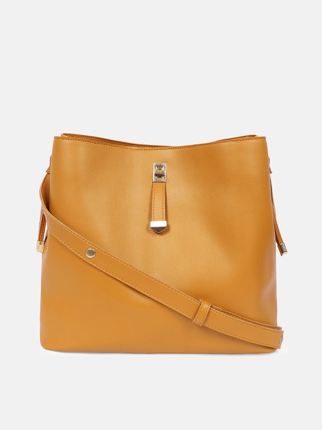 

Bagsy Malone Women Brown PU Structured Shoulder Bag