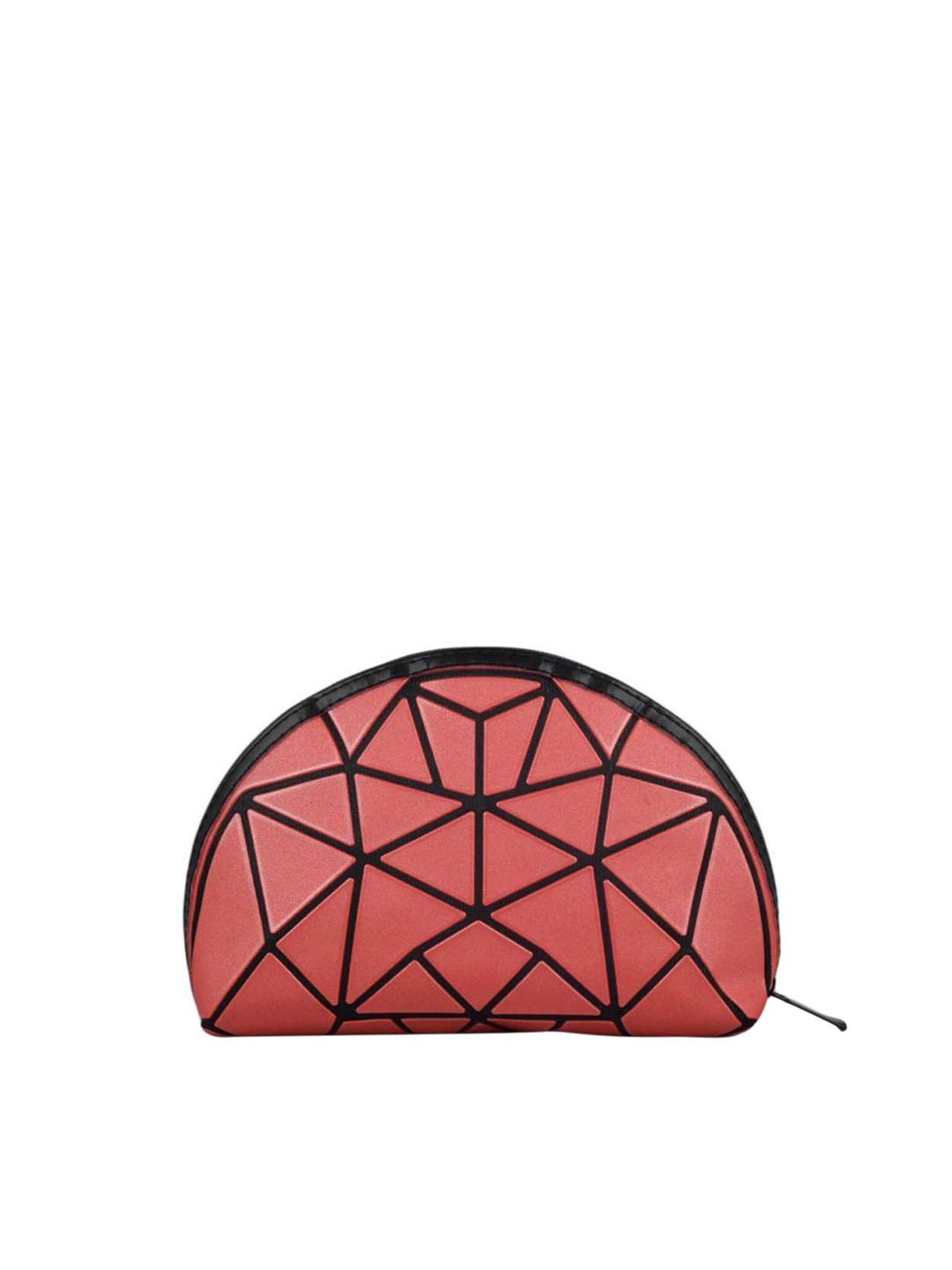 

BAOMI Women Red Geometric Print Travel Pouch