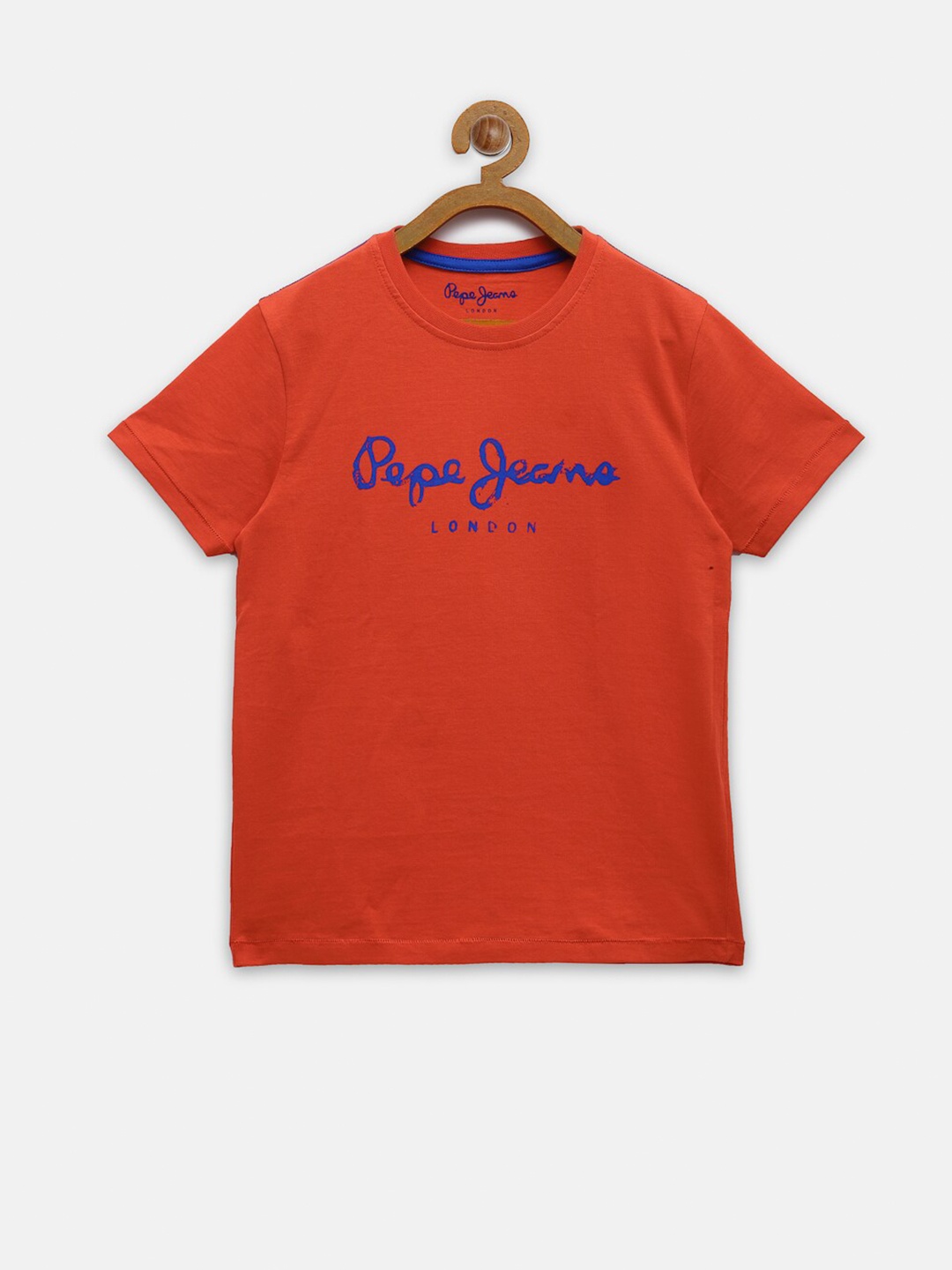 

Pepe Jeans Boys Red Typography Printed T-shirt