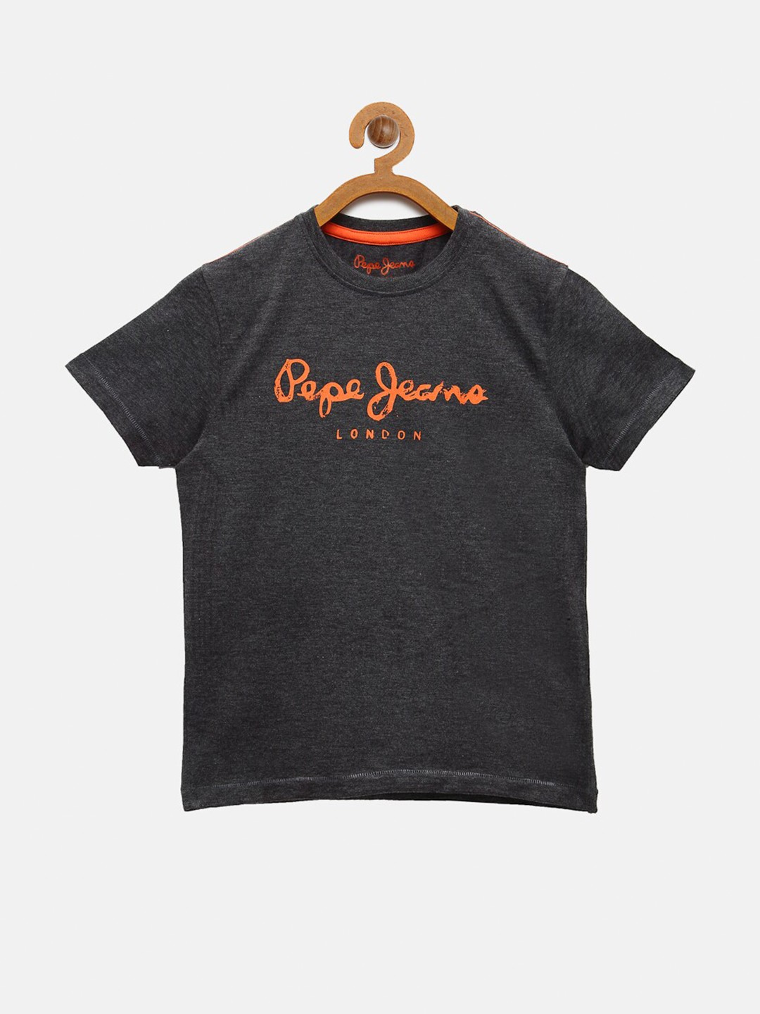 

Pepe Jeans Boys Black Typography Printed T-shirt