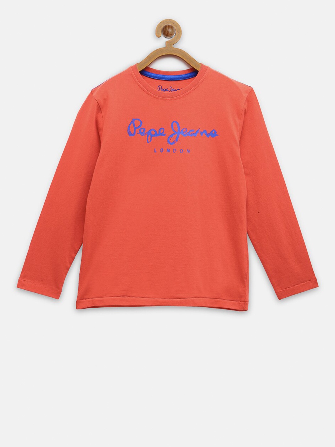 

Pepe Jeans Boys Red & Blue Printed T-shirt