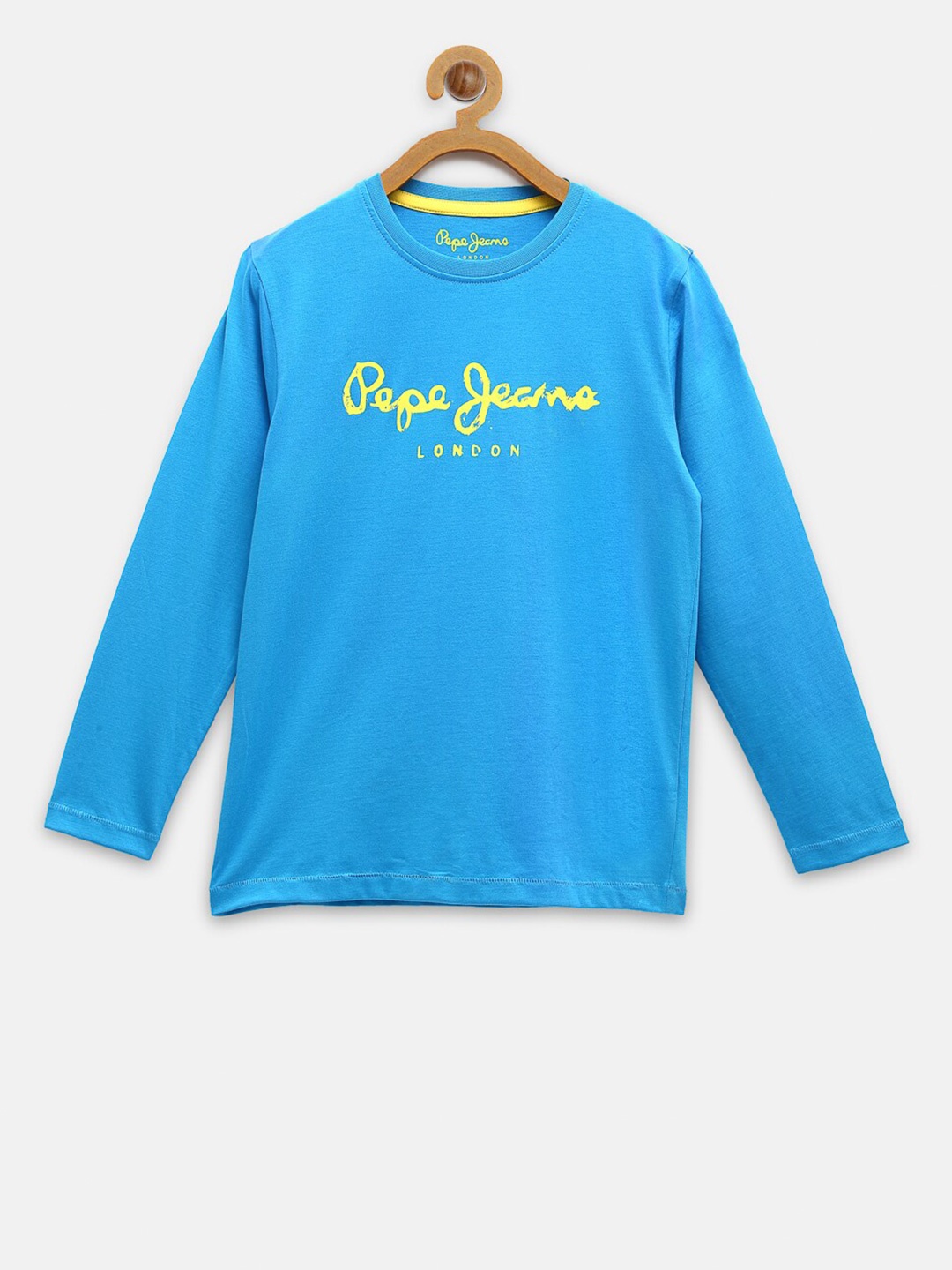 

Pepe Jeans Boys Blue Typography Printed T-shirt