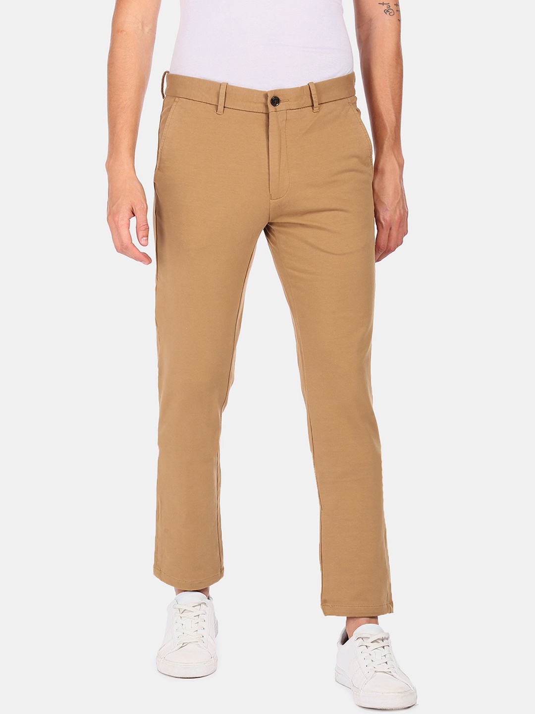 

Arrow Sport Men Brown Chinos Cotton Trousers