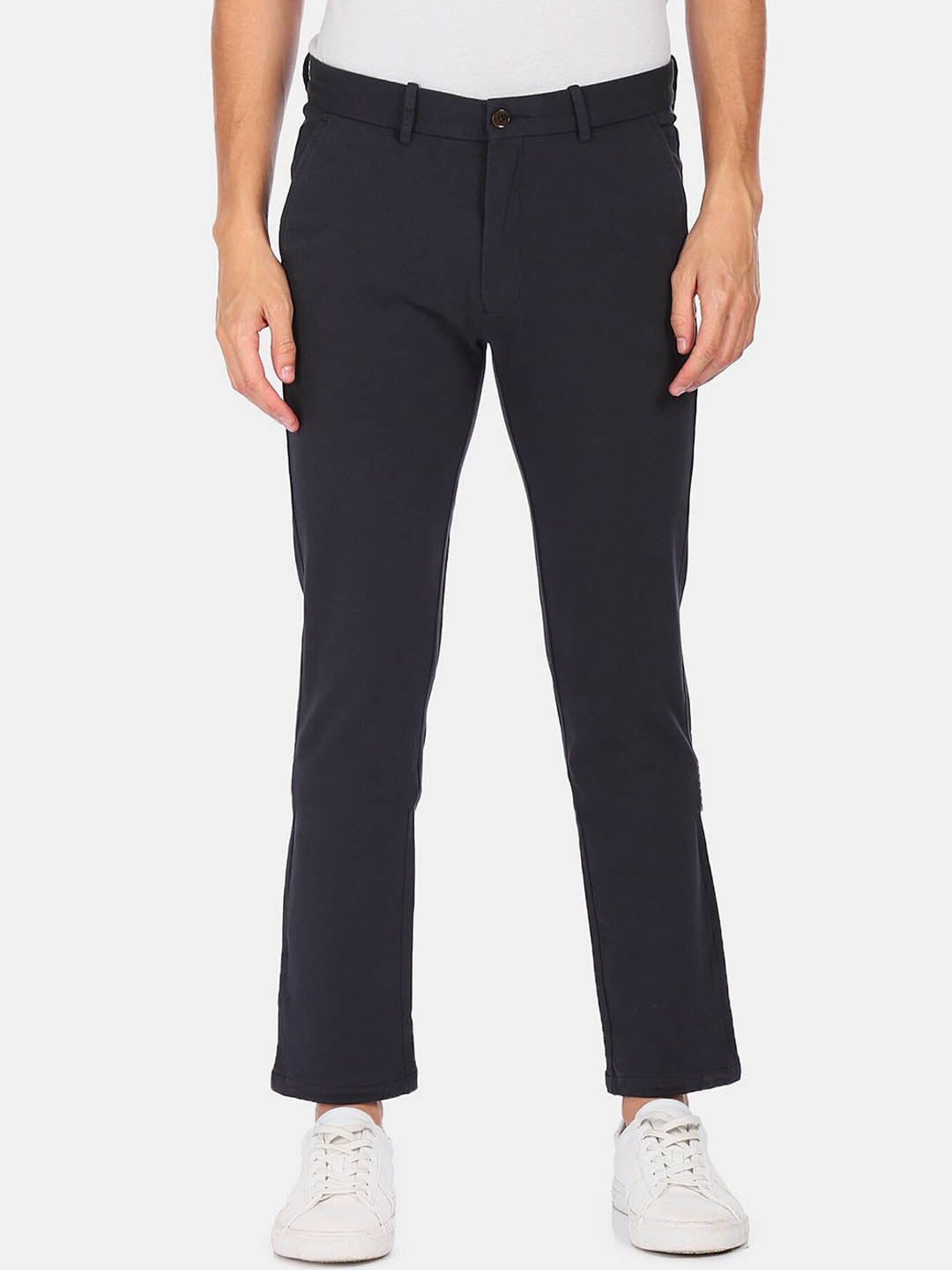 

Arrow Sport Men Blue Cotton Trousers