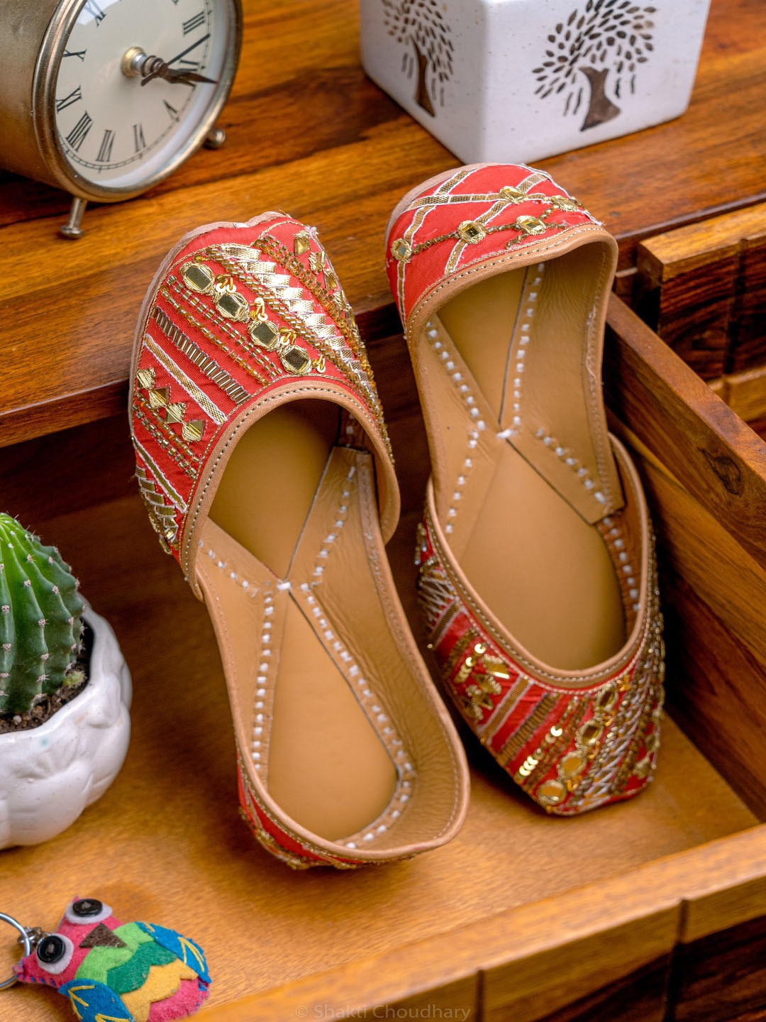 

NR By Nidhi Rathi Women Red Ballerinas Flats