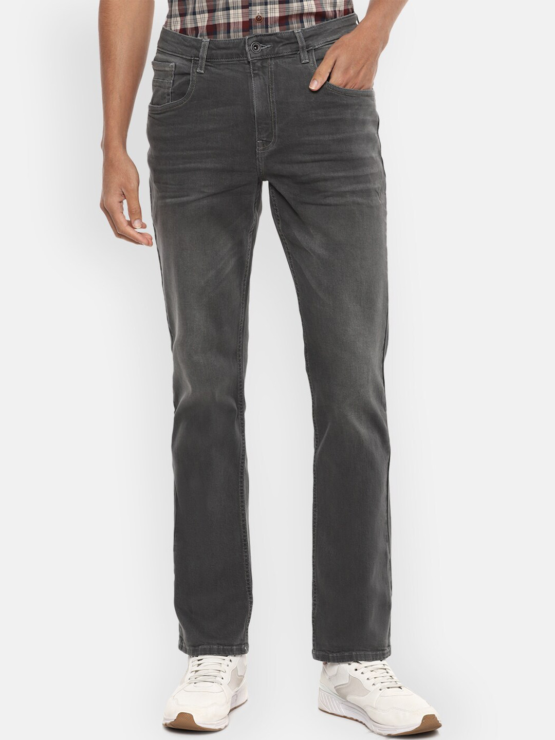 

VAN HEUSEN DENIM LABS Men Grey Light Fade Jeans