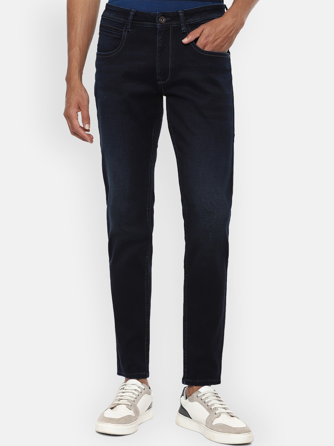 

VAN HEUSEN DENIM LABS Men Navy Blue Jeans