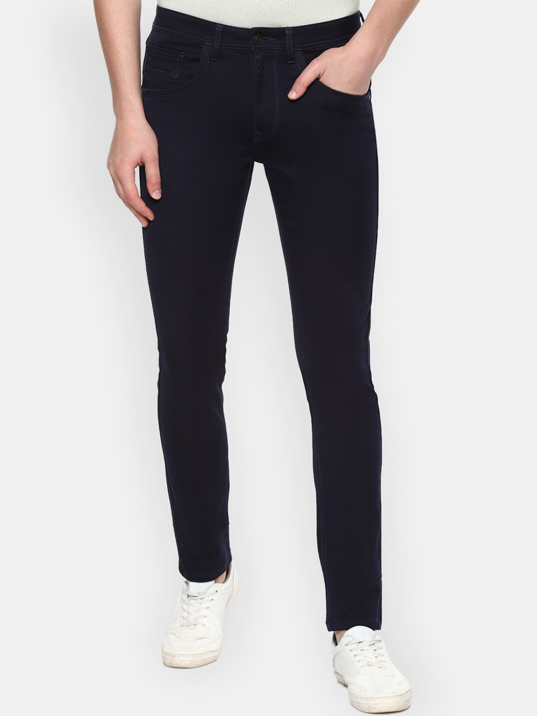 

VAN HEUSEN DENIM LABS Men Navy Blue Jeans