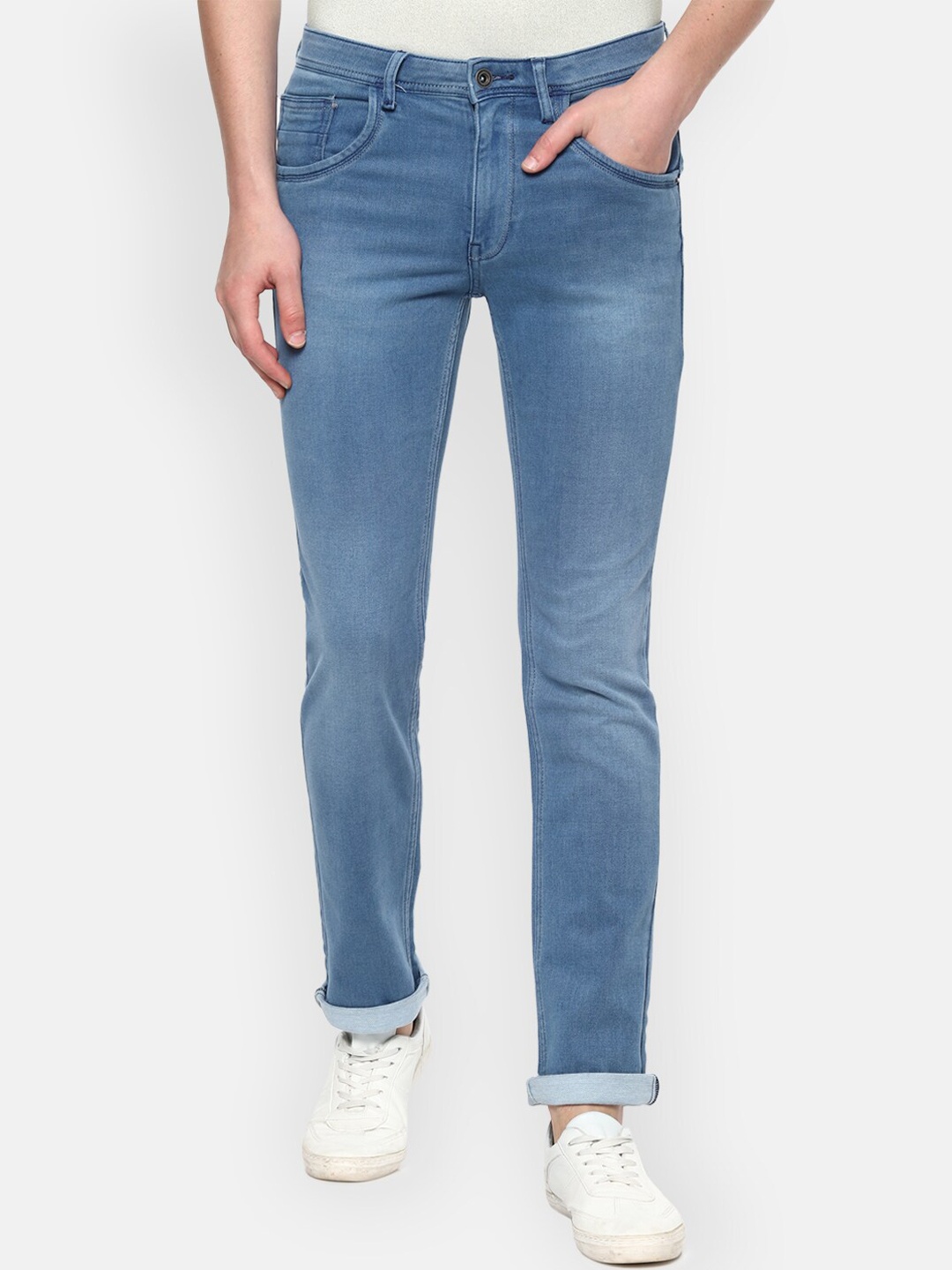 

VAN HEUSEN DENIM LABS Men Blue Light Fade Jeans
